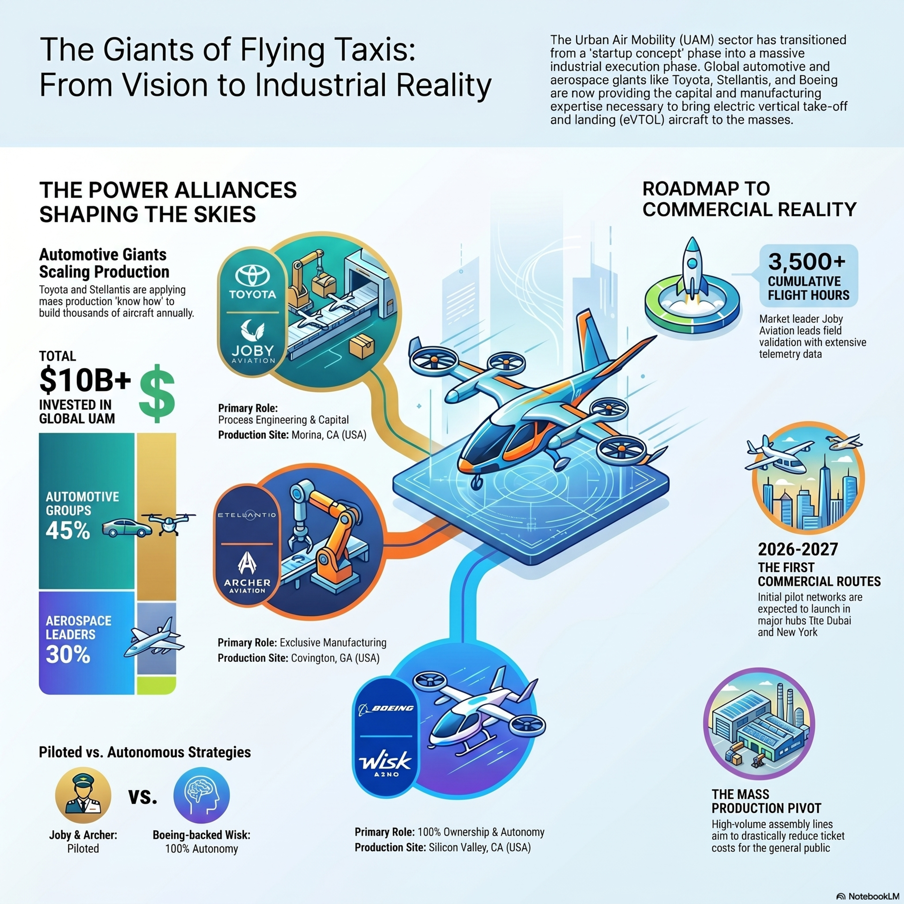 The Industrial Giants of Urban Air Mobility