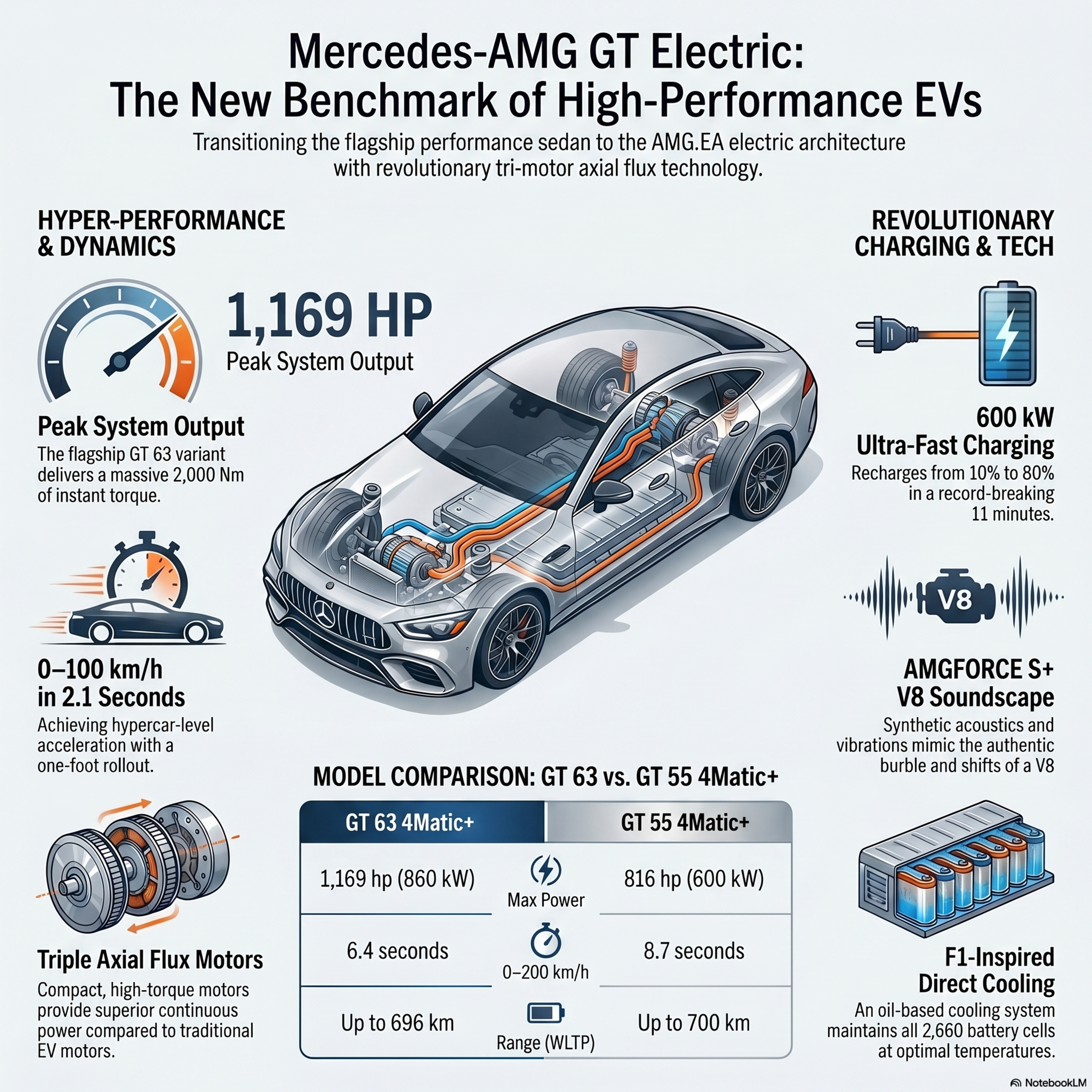Mercedes-AMG GT Coupé4: The Thousand Horsepower Electric