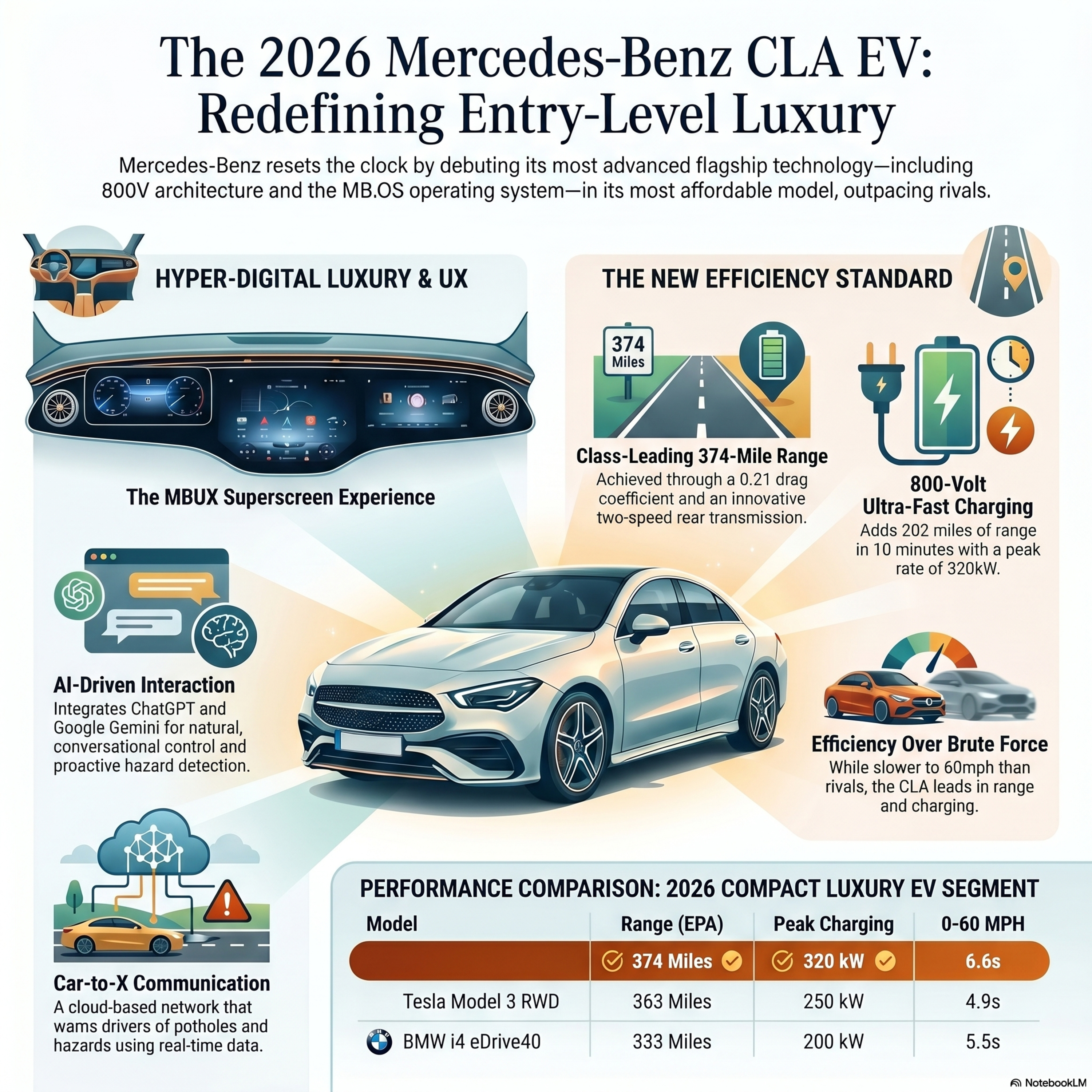 Mercedes CLA Electric: The Executive Era of Mobility
