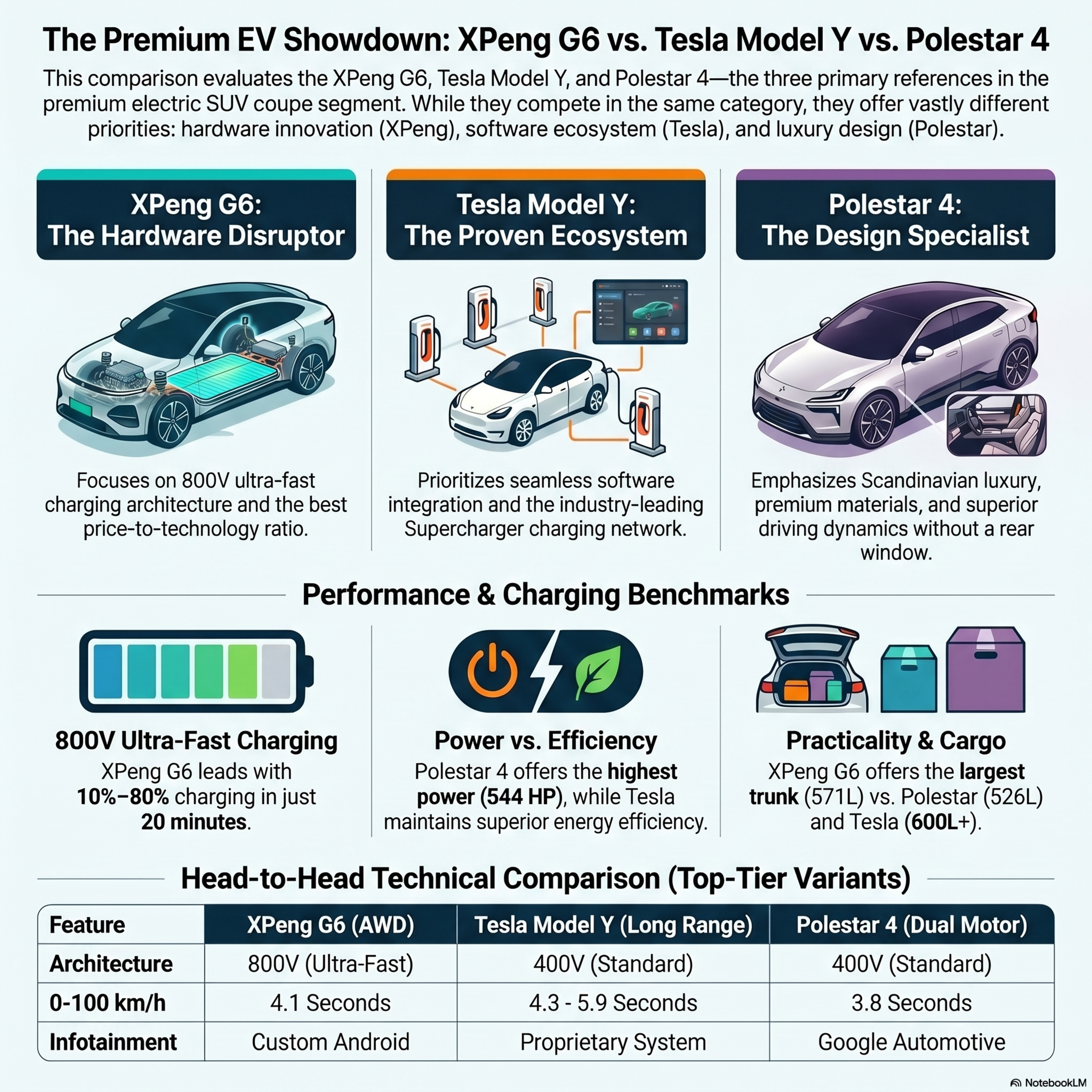 Electric SUV Coupé Triad: XPeng, Tesla, and Polestar Compared episode artwork
