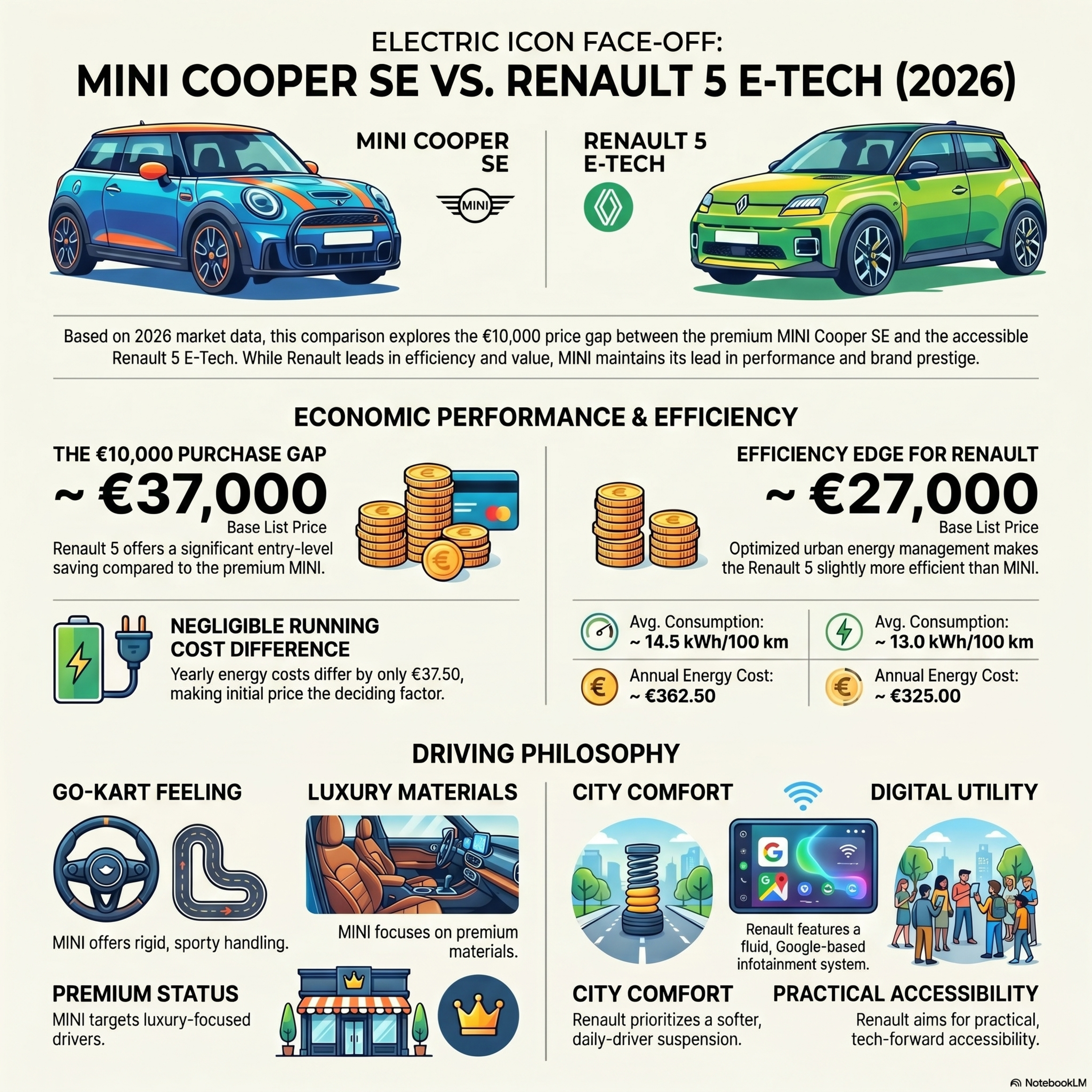 Electric Icons: MINI Cooper SE vs. Renault 5 E-Tech episode artwork