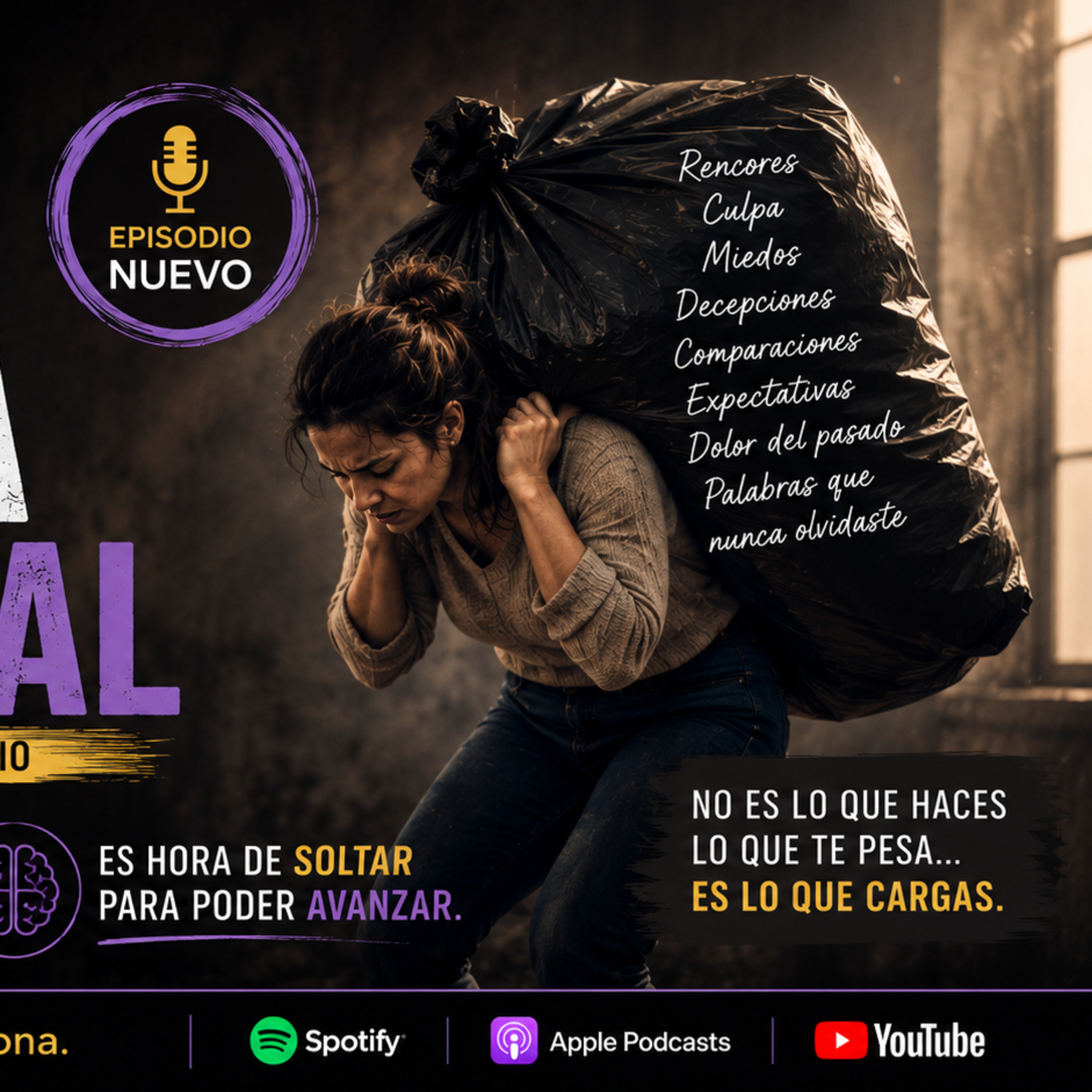 ¿Y si lo que te está frenando es la BASURA EMOCIONAL? | Cómo soltar el peso que no te deja avanzar