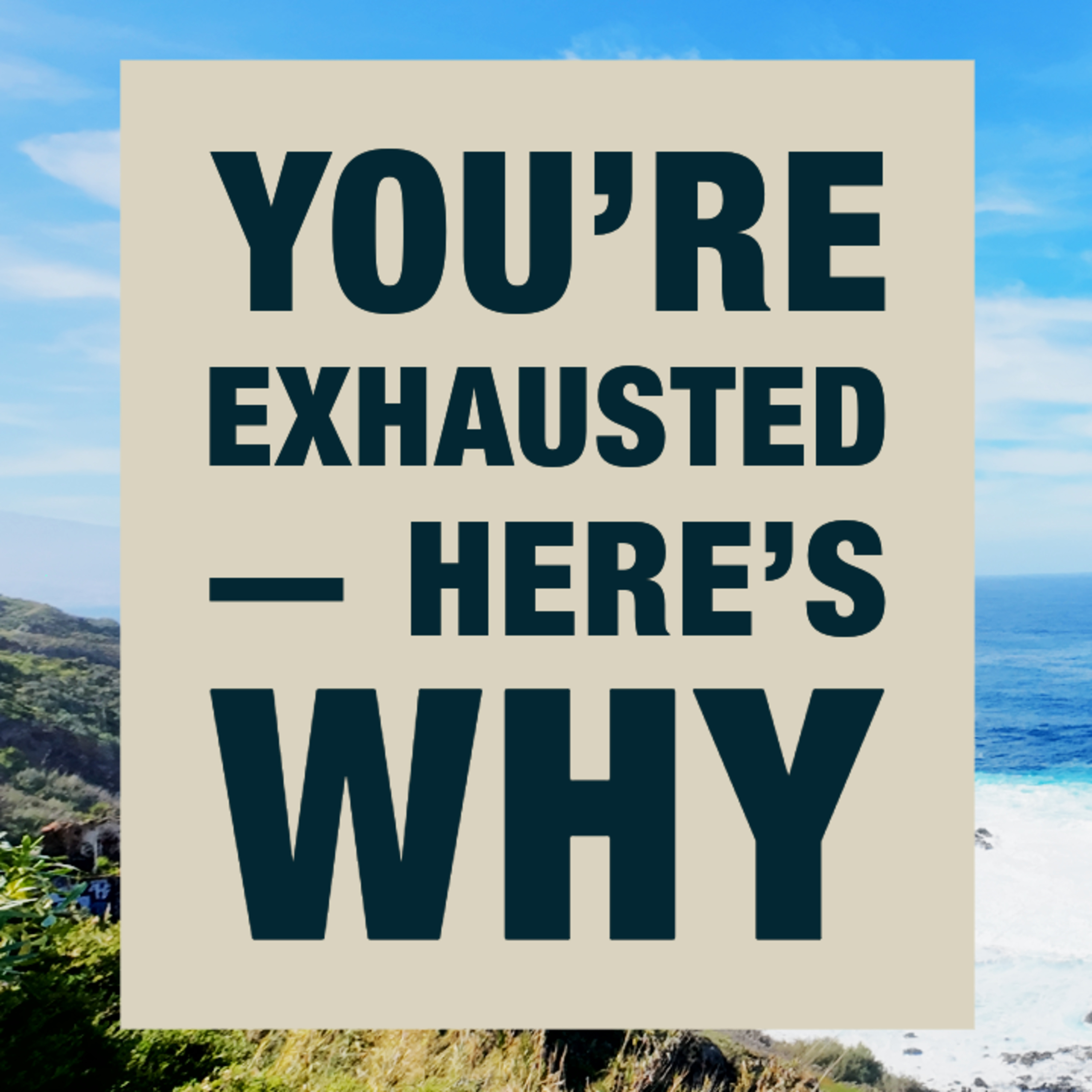 You’re Not Unmotivated — You’re Running on Empty (Vitality Changes Everything) episode artwork