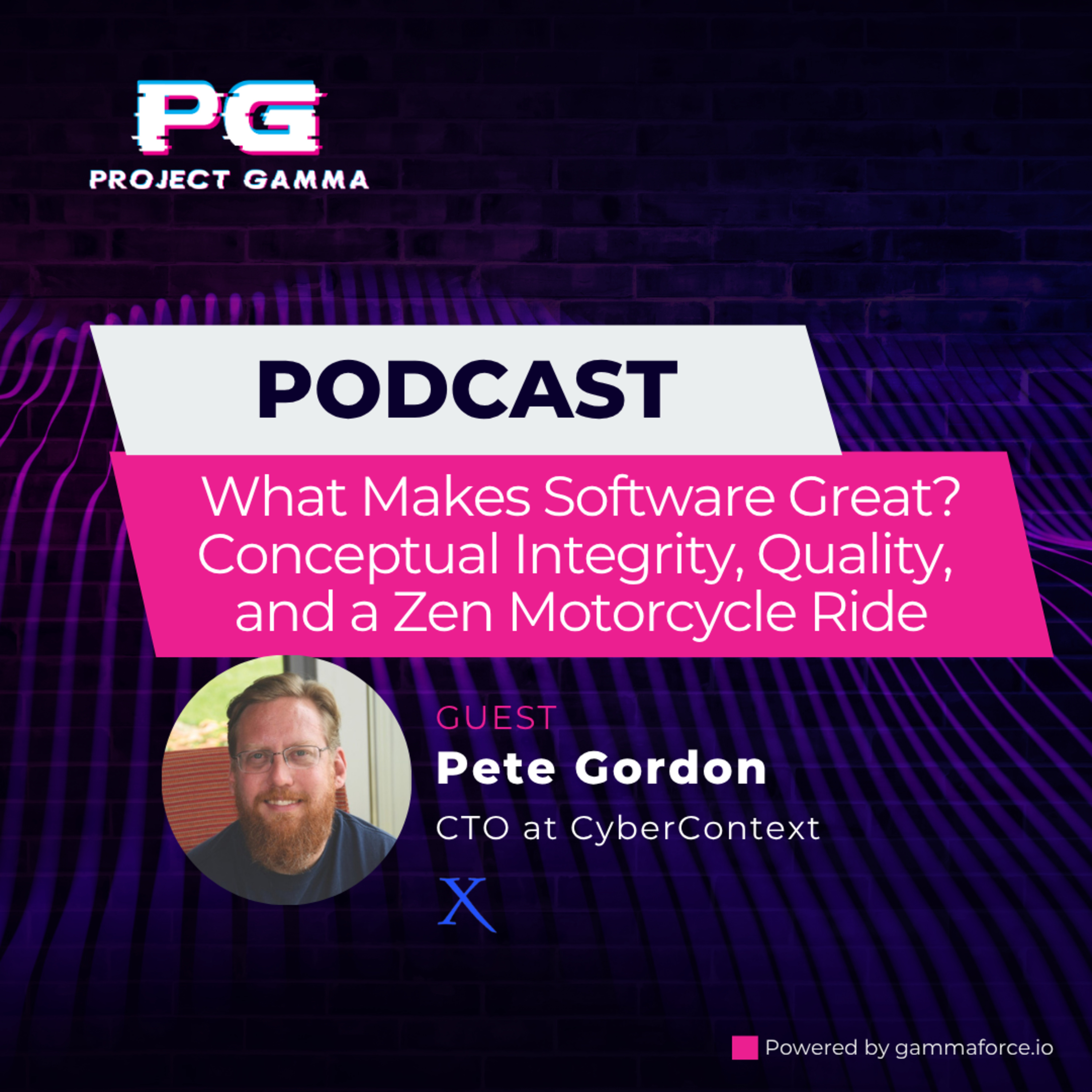 Episode 10 - What Makes Software Great? Conceptual Integrity, Quality, and a Zen Motorcycle Ride episode artwork