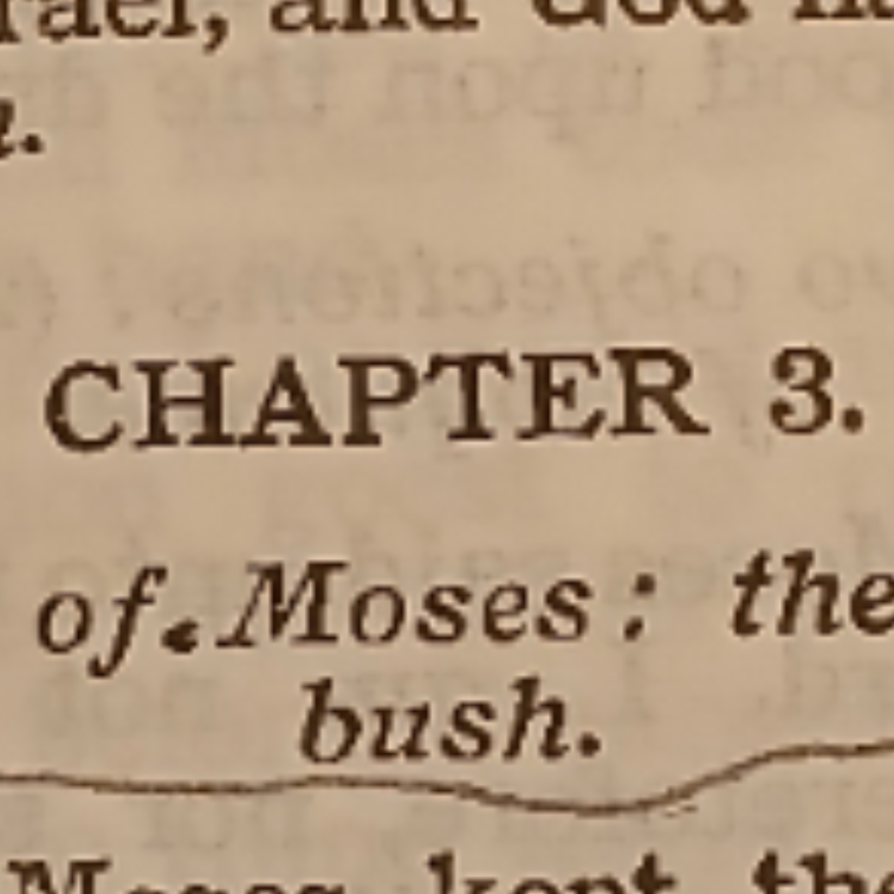 Exodus chapter 3