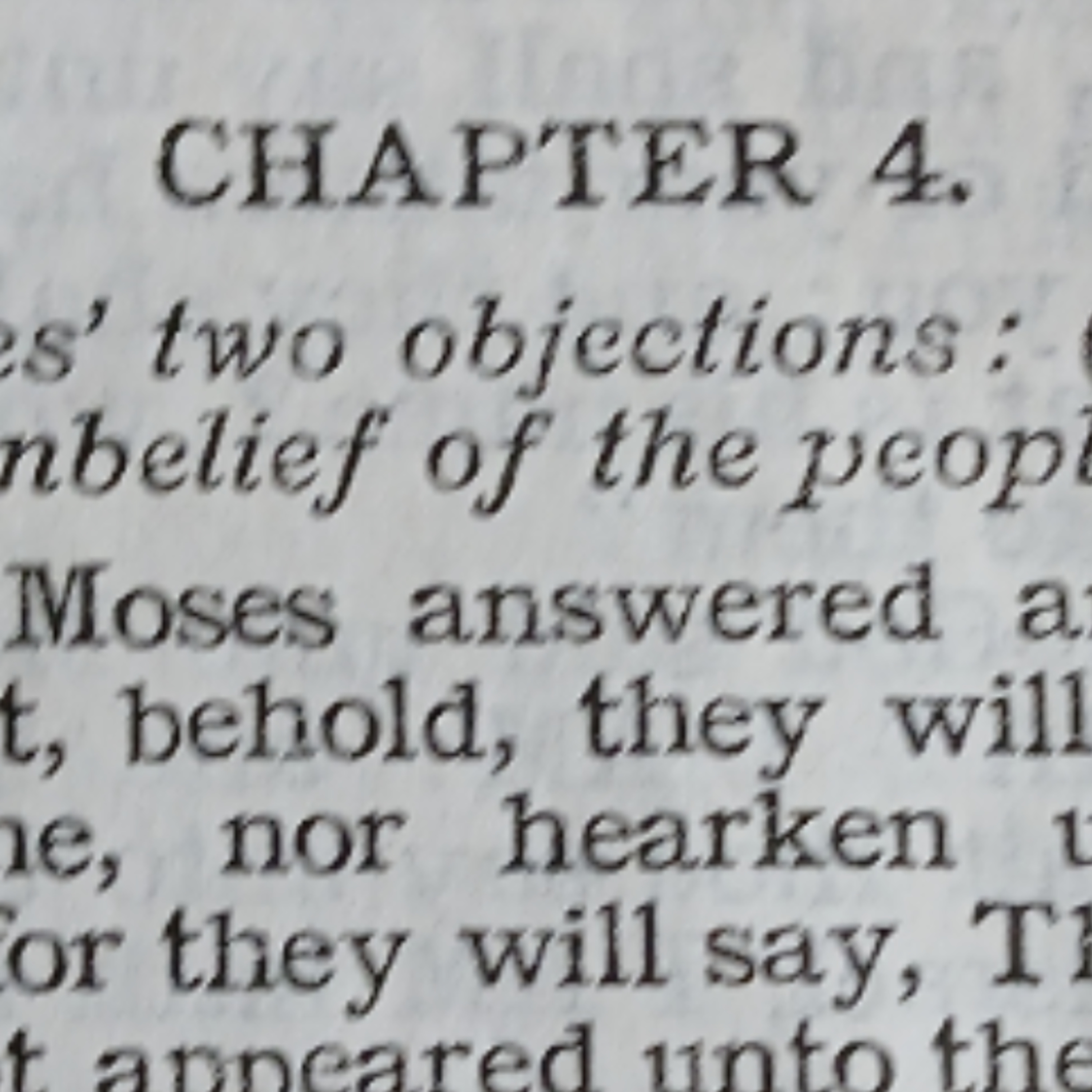 Exodus chapter 4