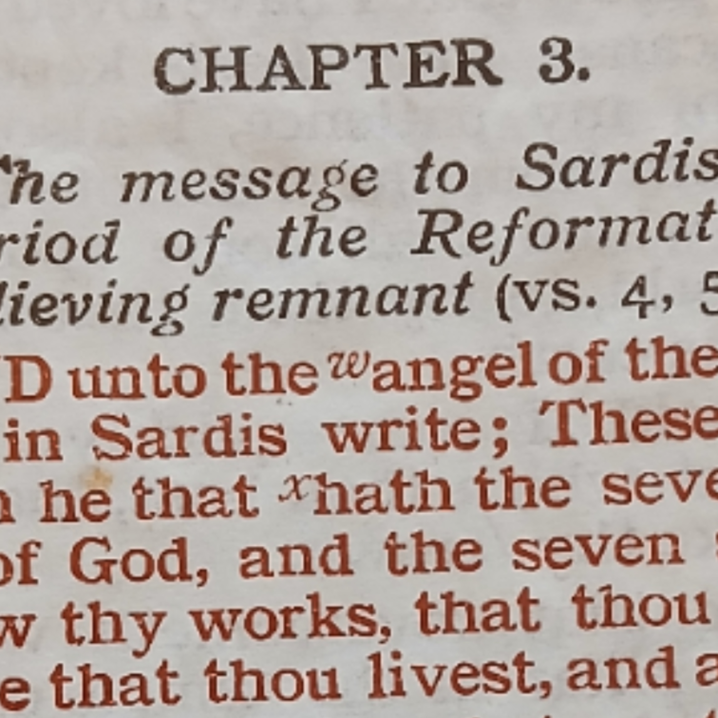 Revelation chapter 3