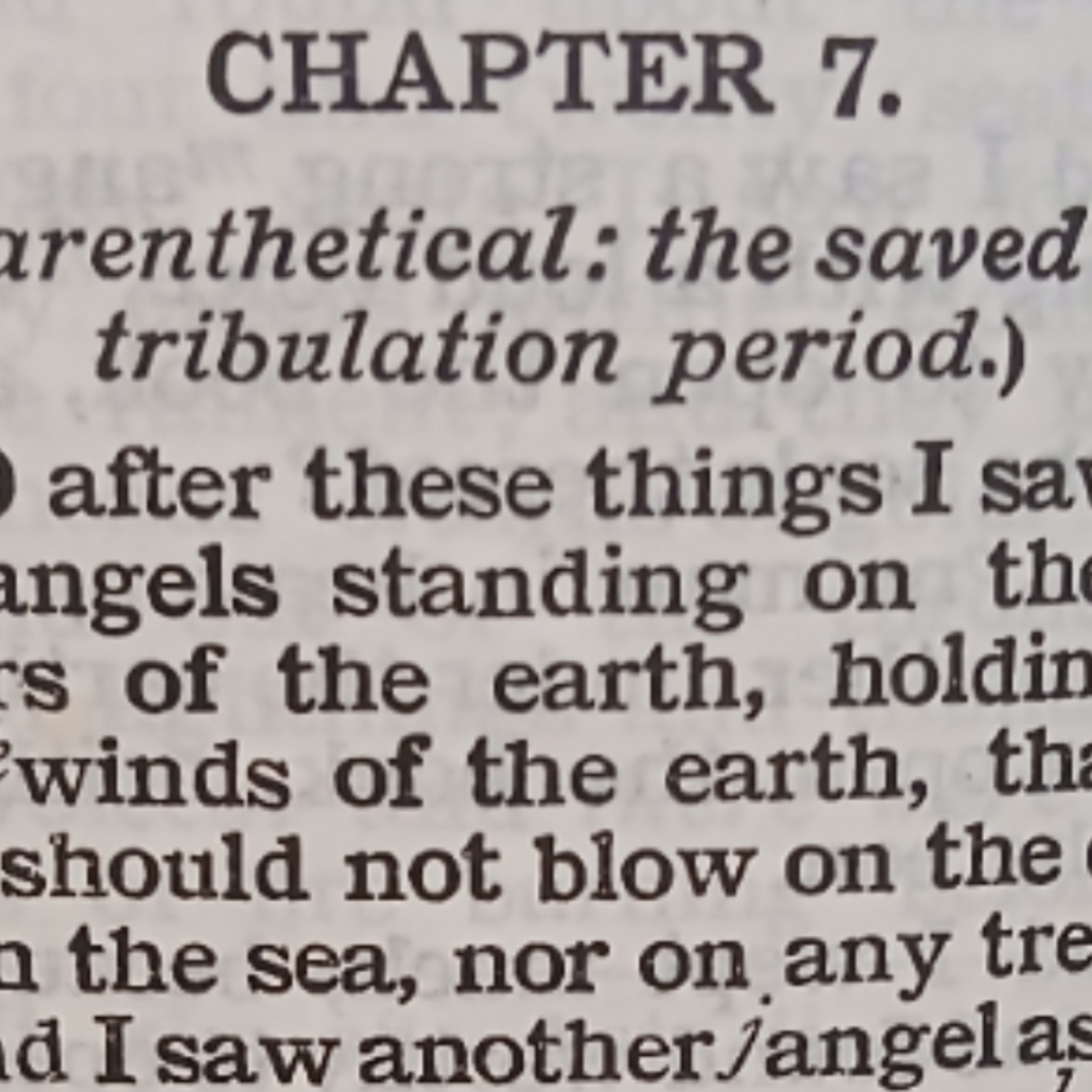 Revelation chapter 7