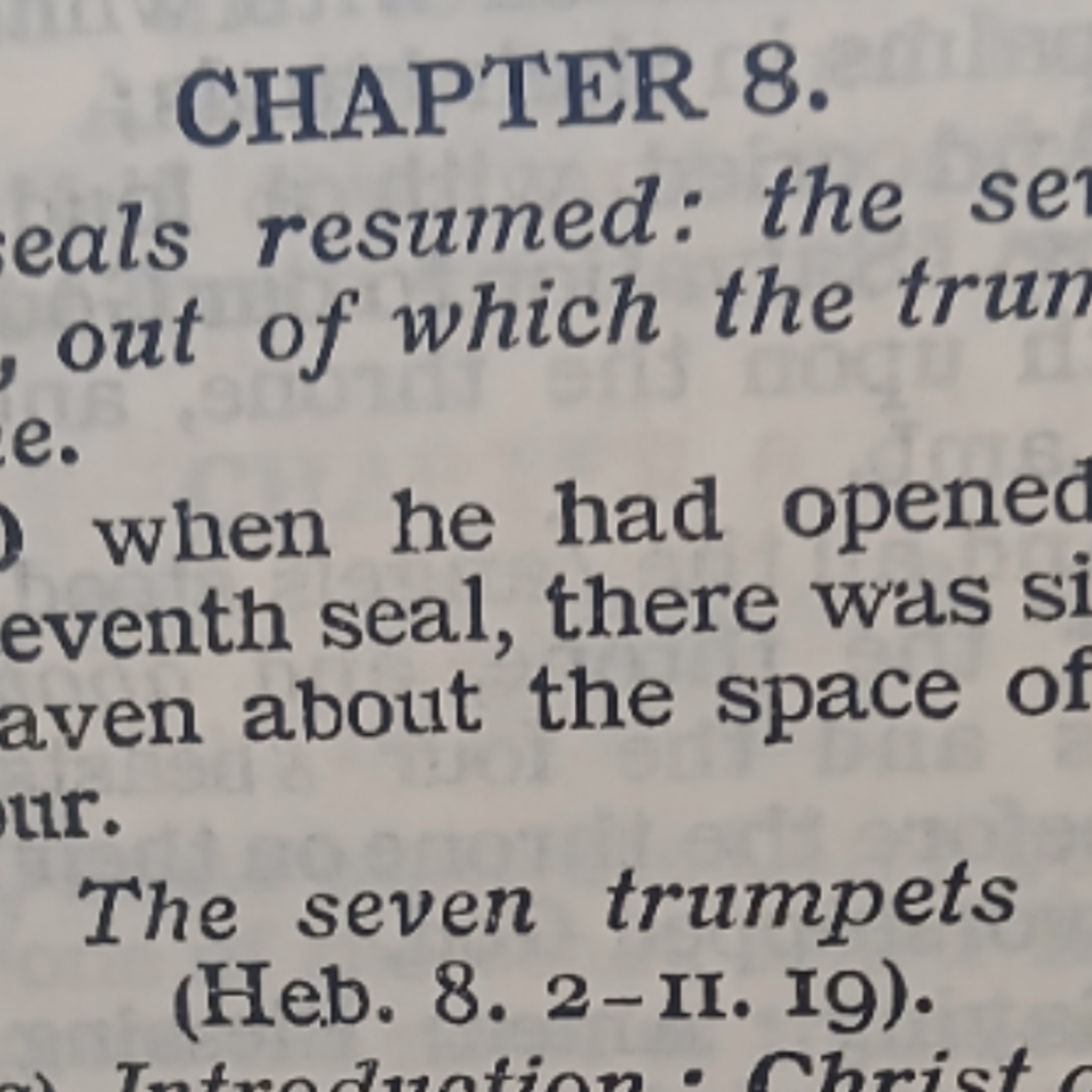 Revelation chapter 8