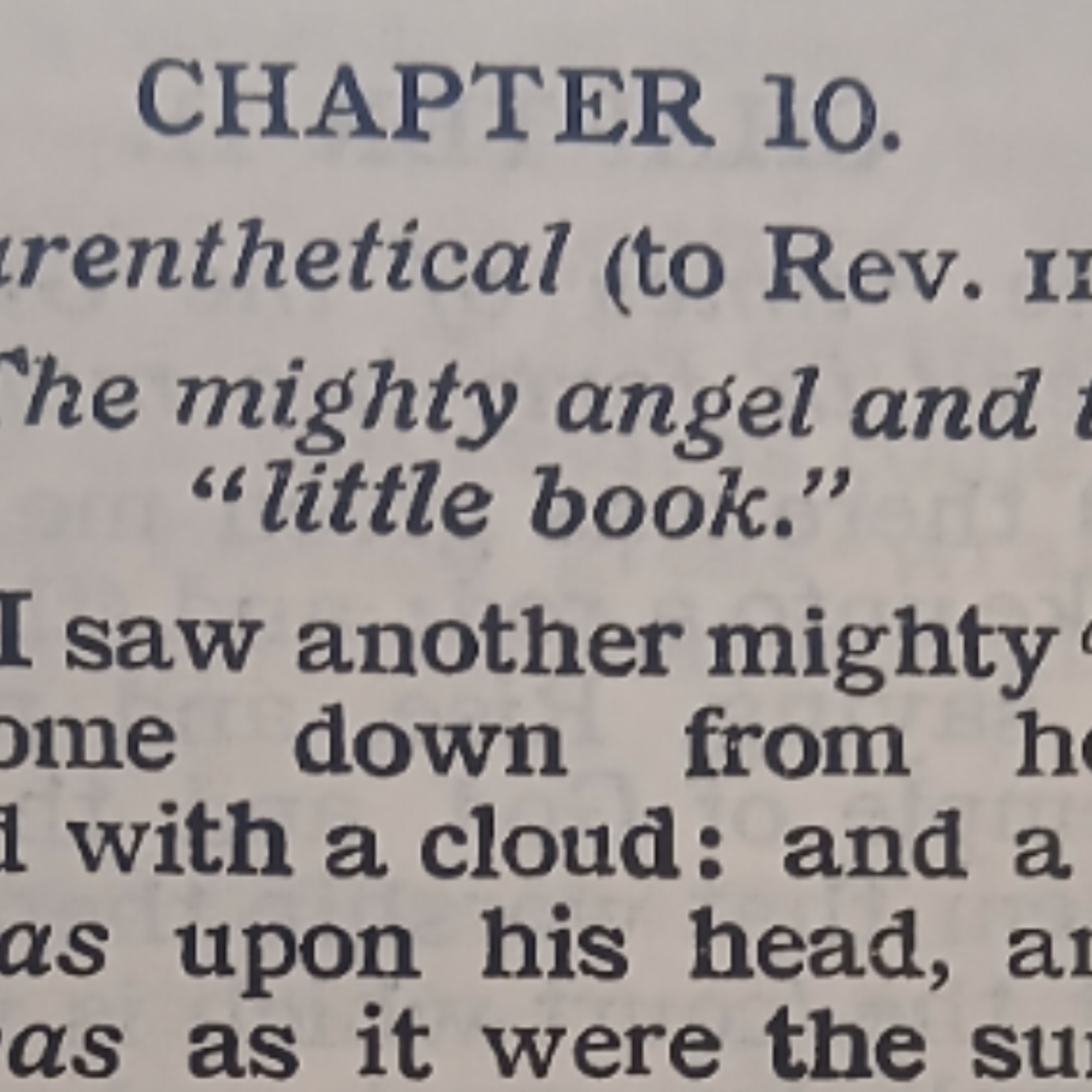 Revelation chapter 10
