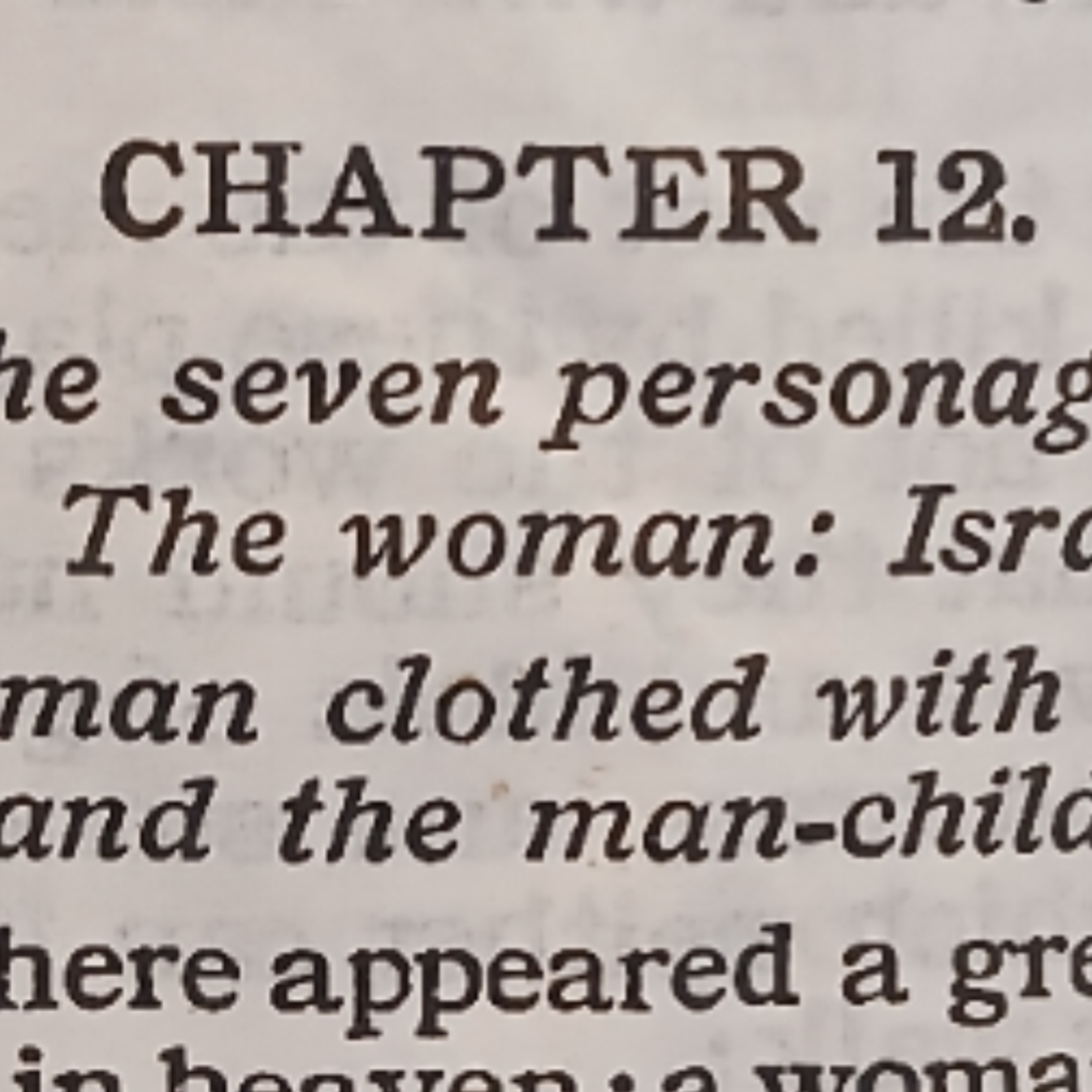 Revelation chapter 12