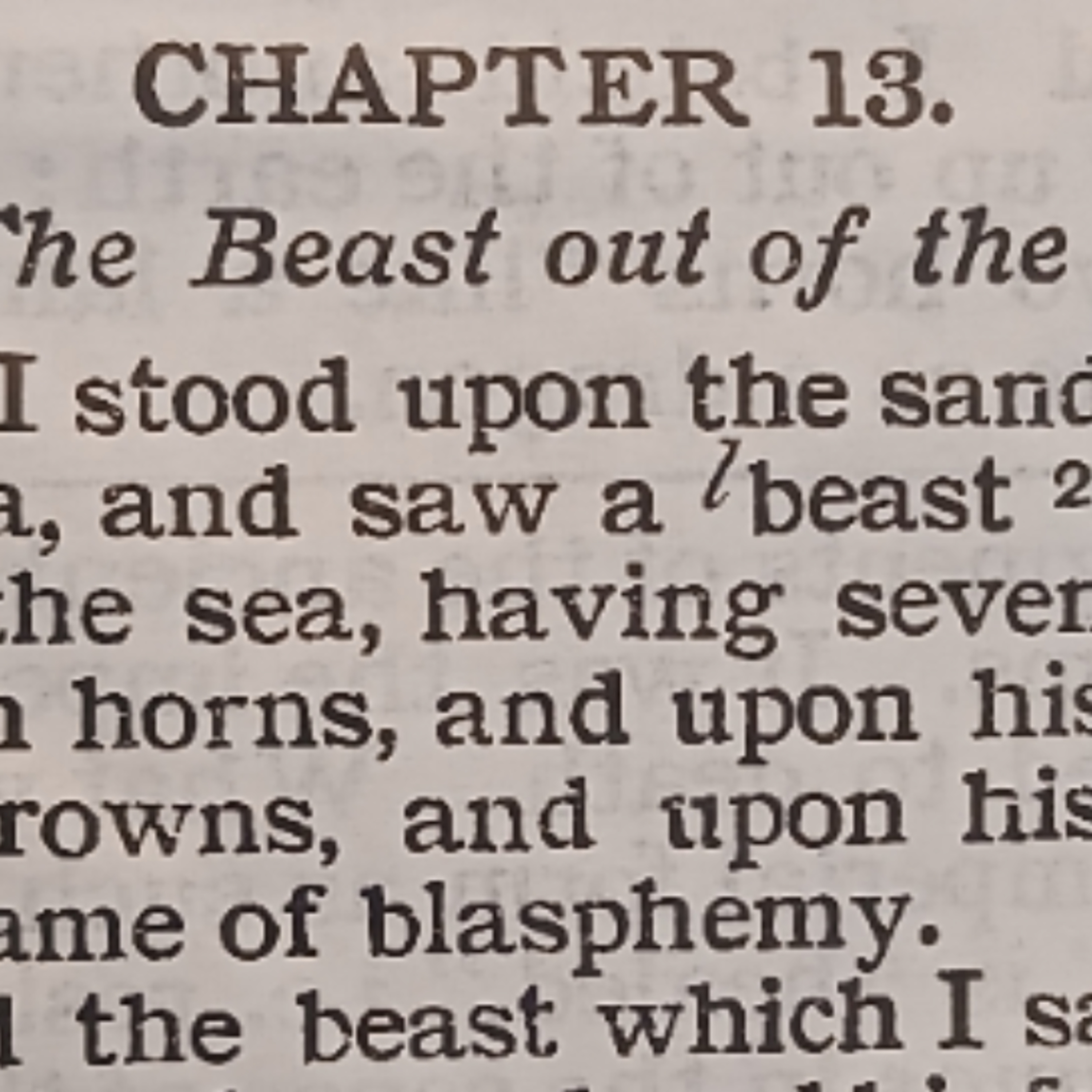 Revelation chapter 13