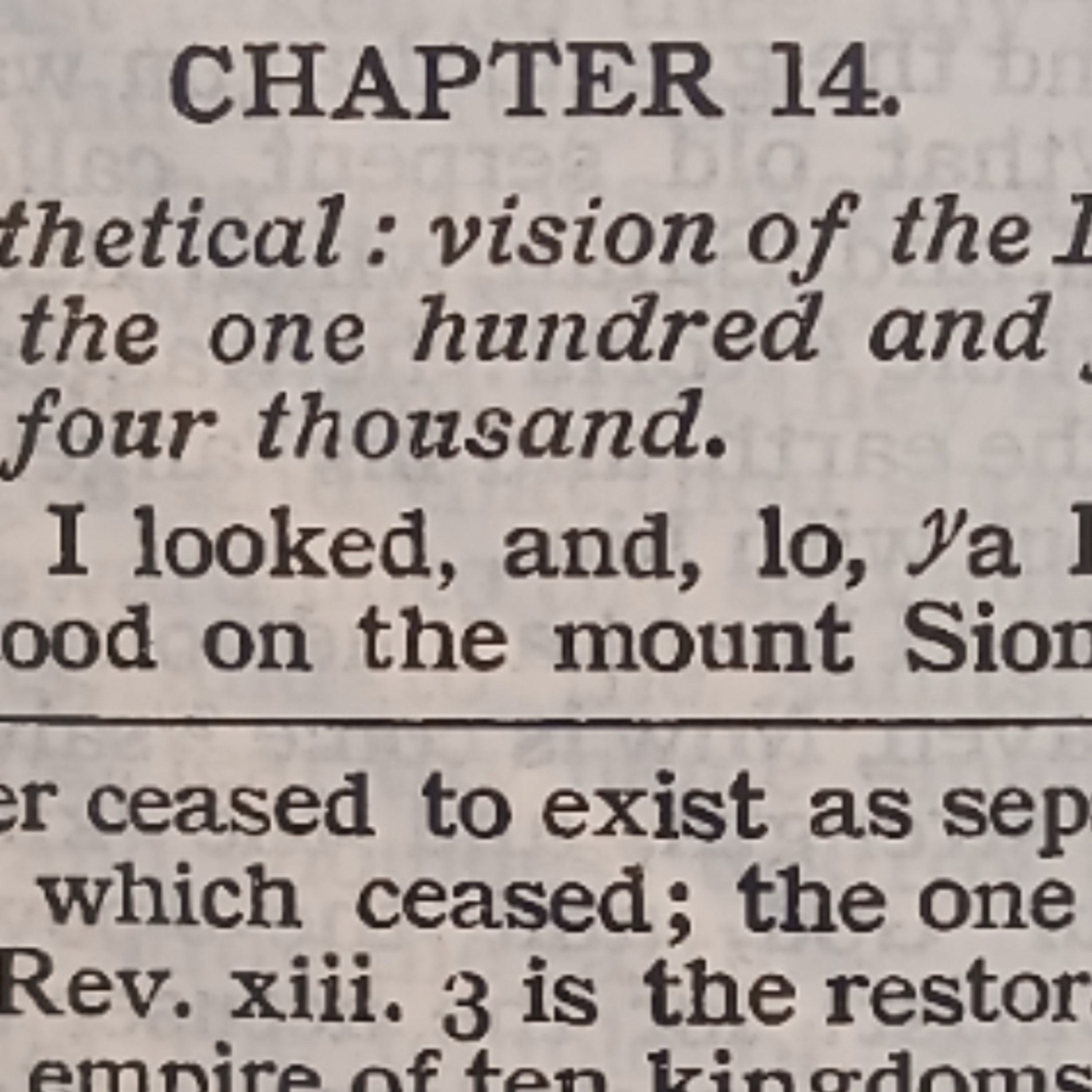 Revelation chapter 14
