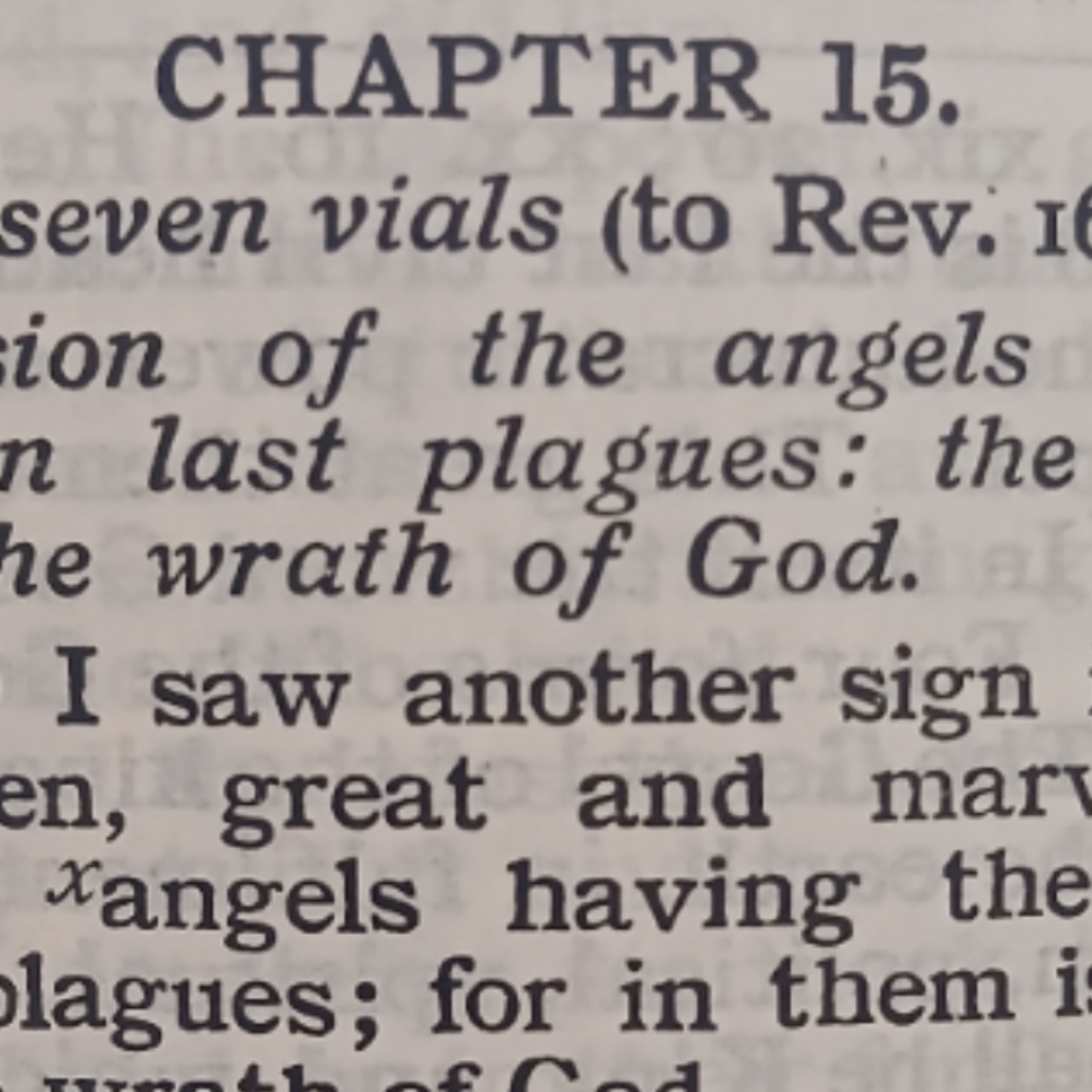 Revelation chapter 15