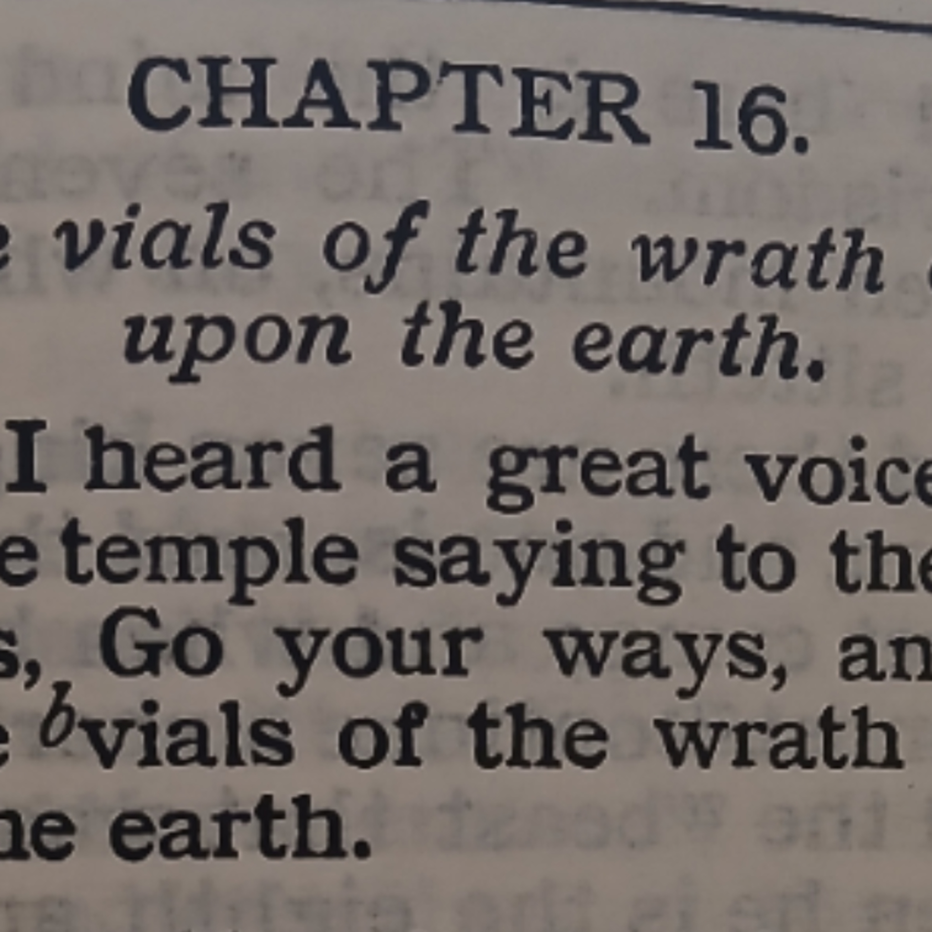 Revelation chapter 16