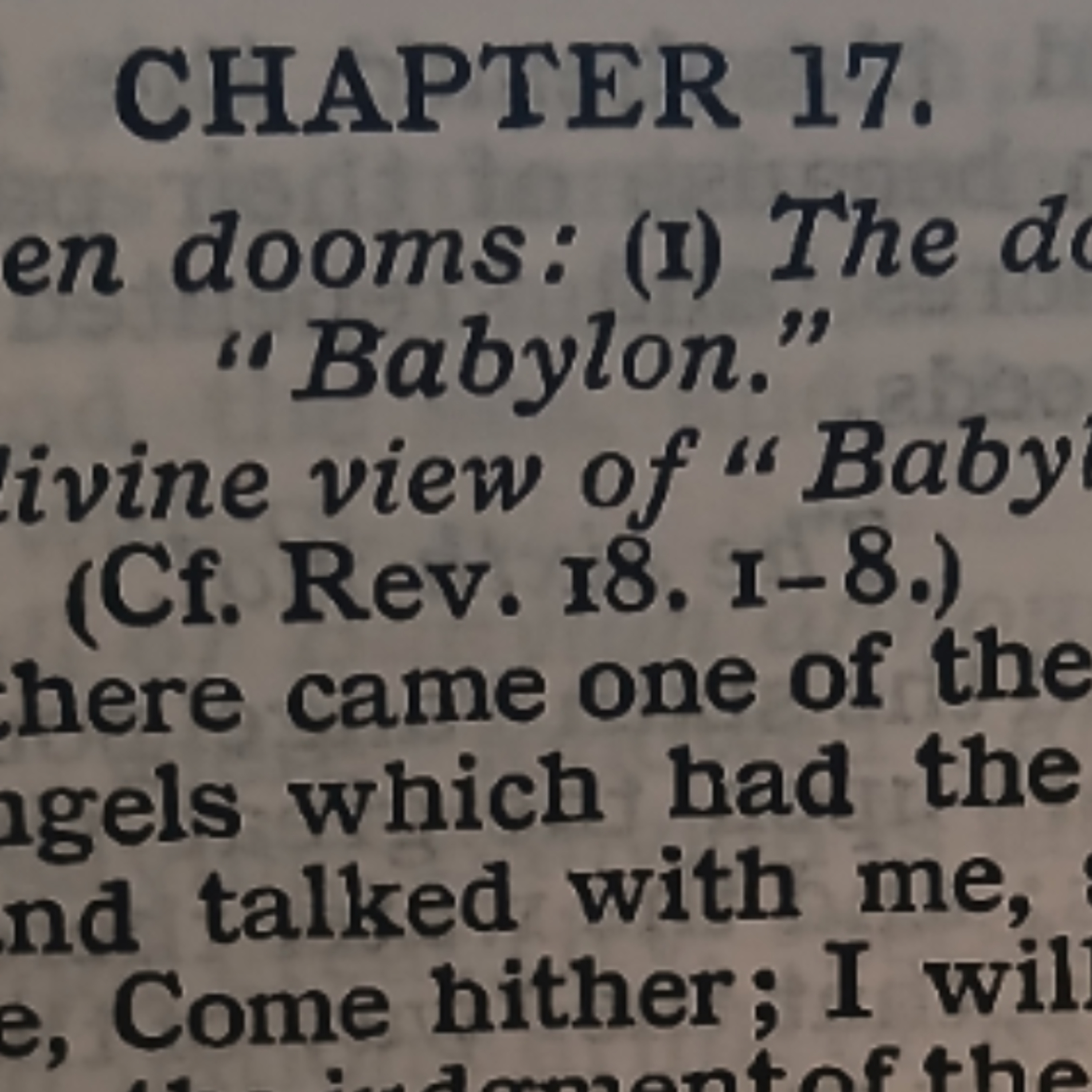 Revelation chapter 17