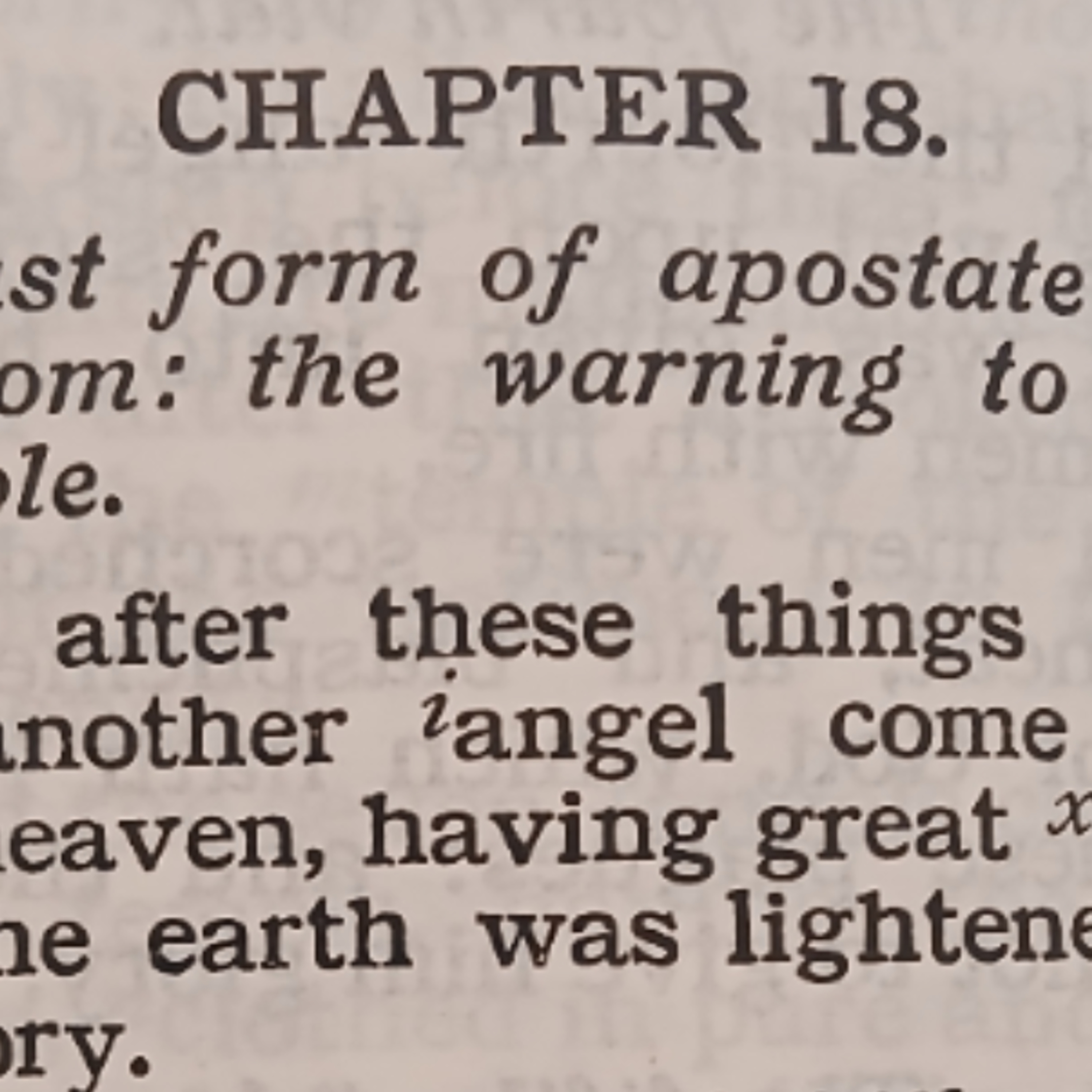 Revelation chapter 18