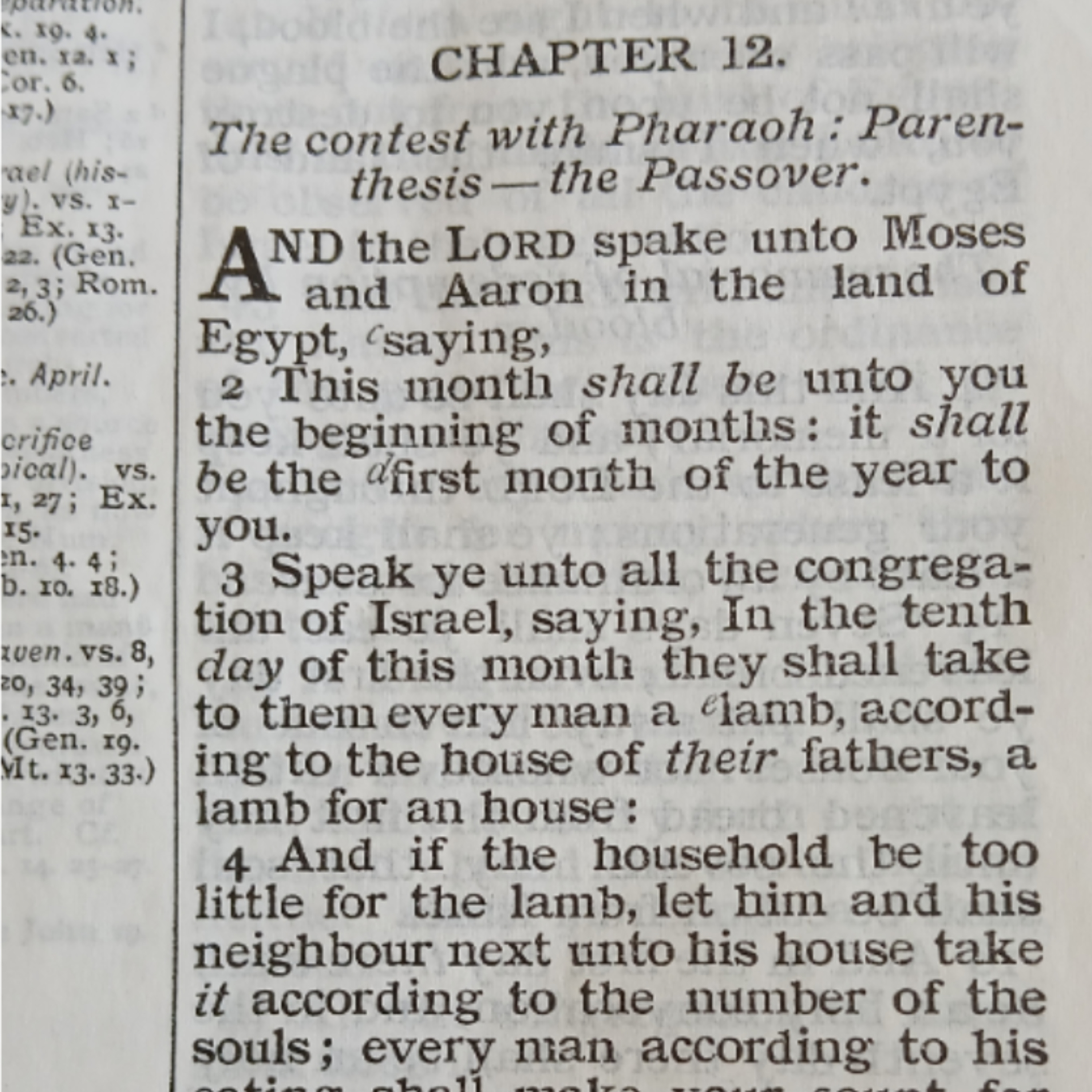 Exodus chapter 12