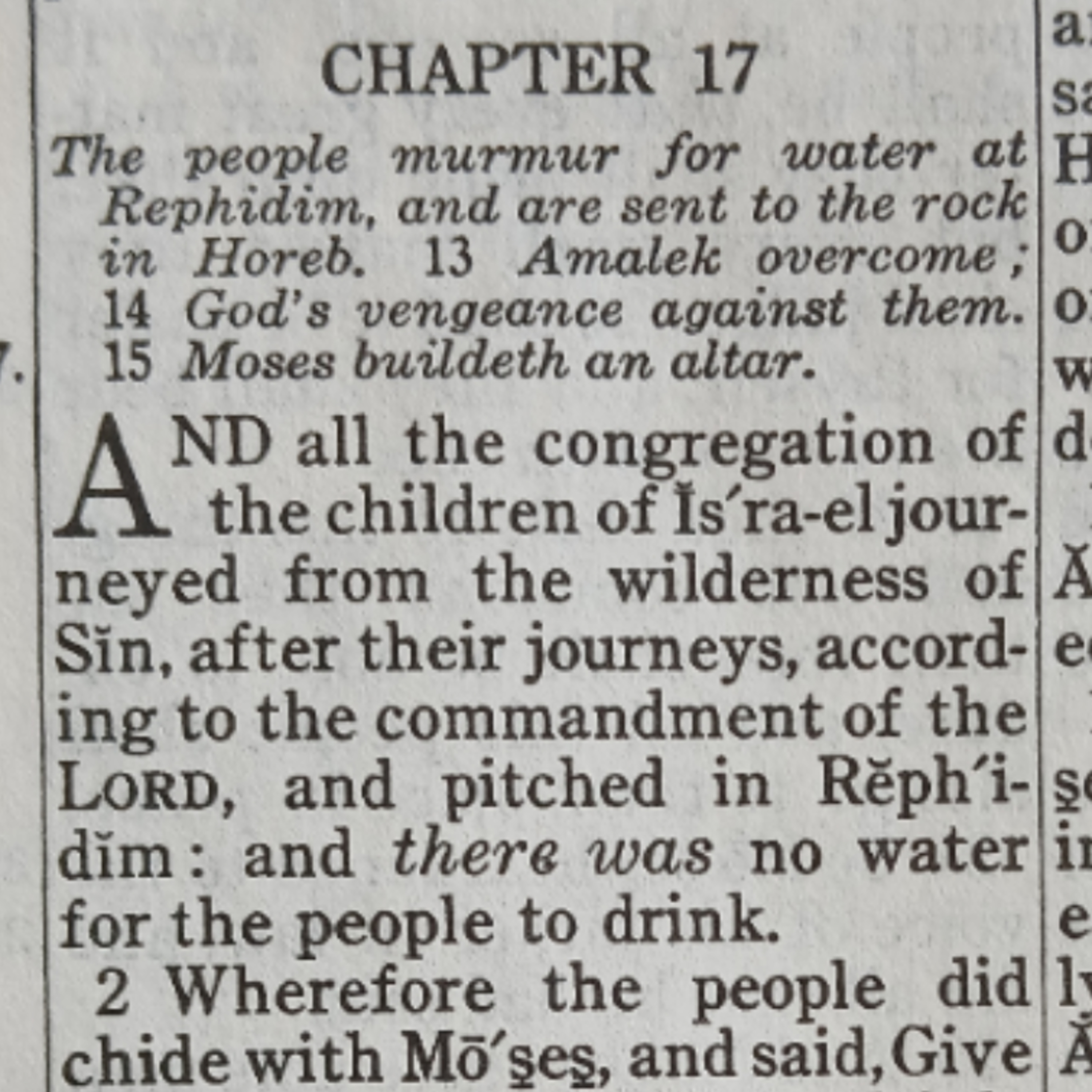 Exodus chapter 17