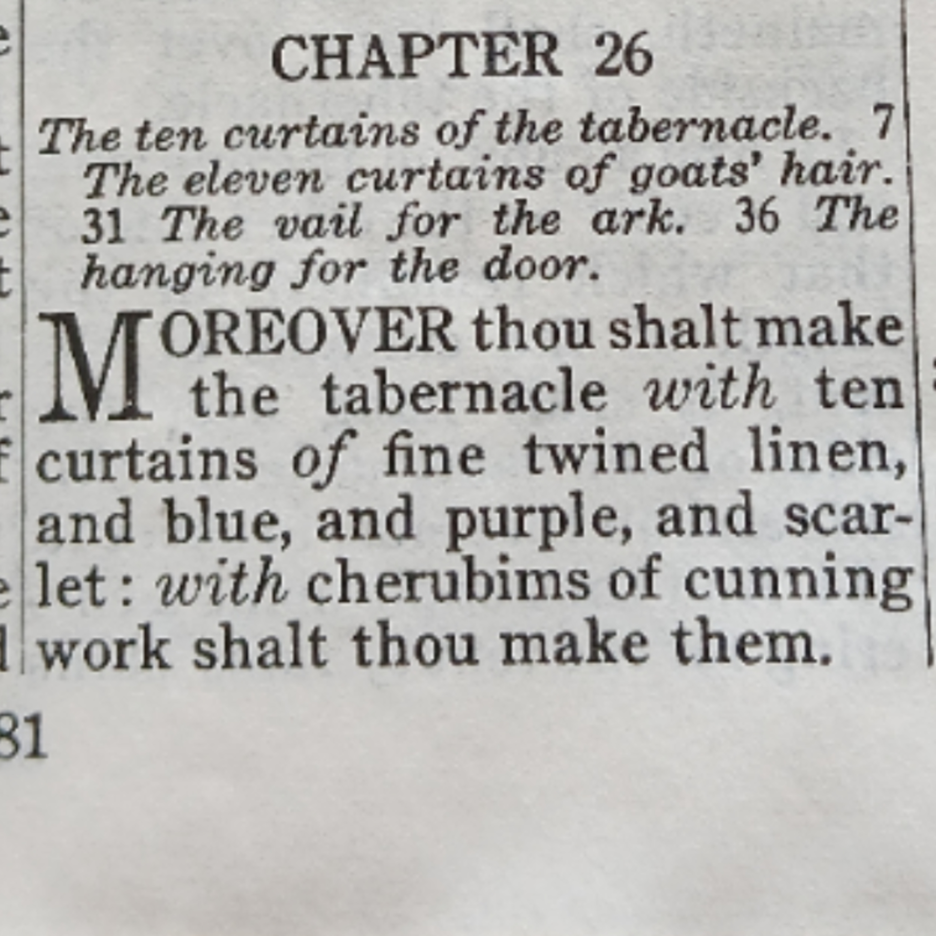 Exodus chapter 26