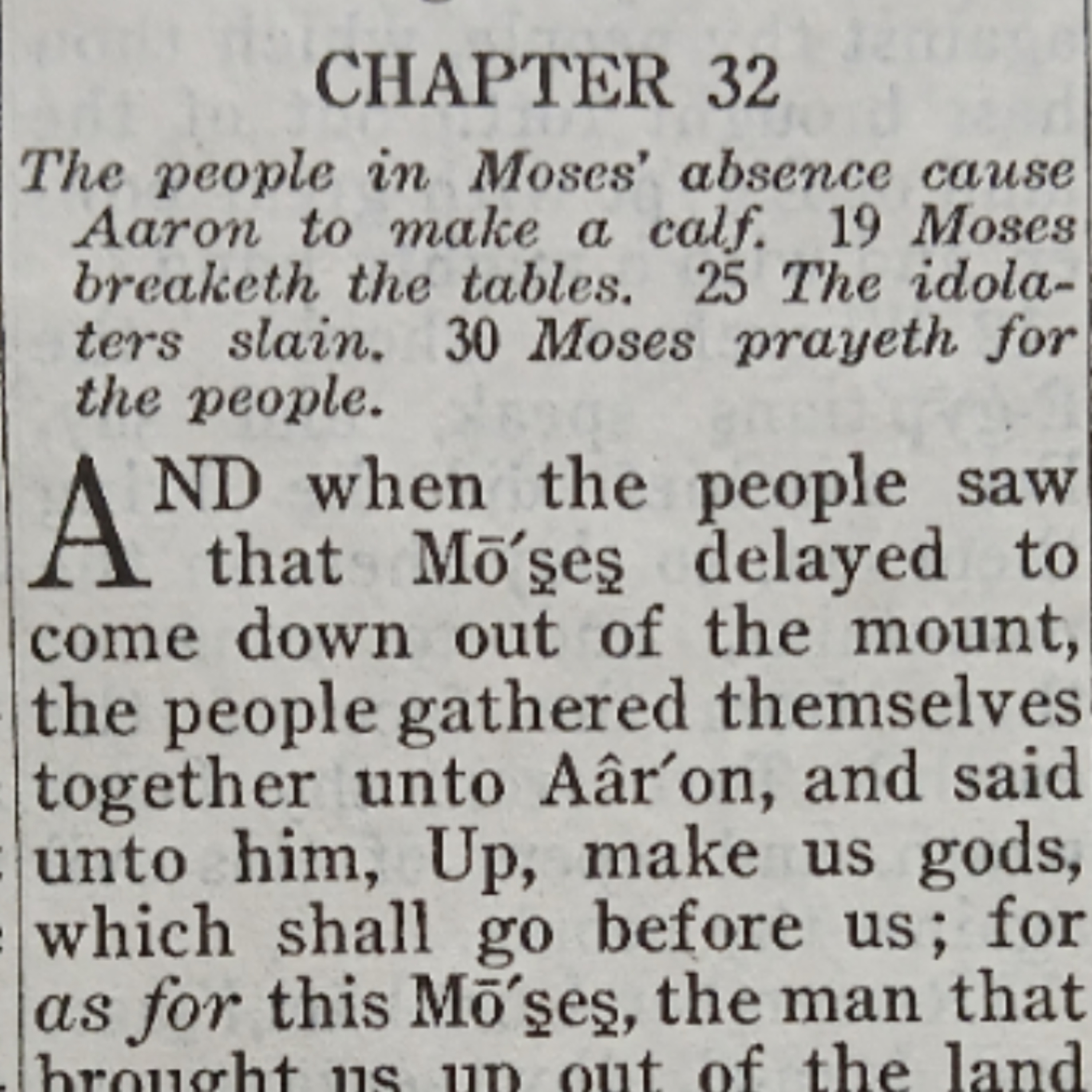Exodus chapter 32