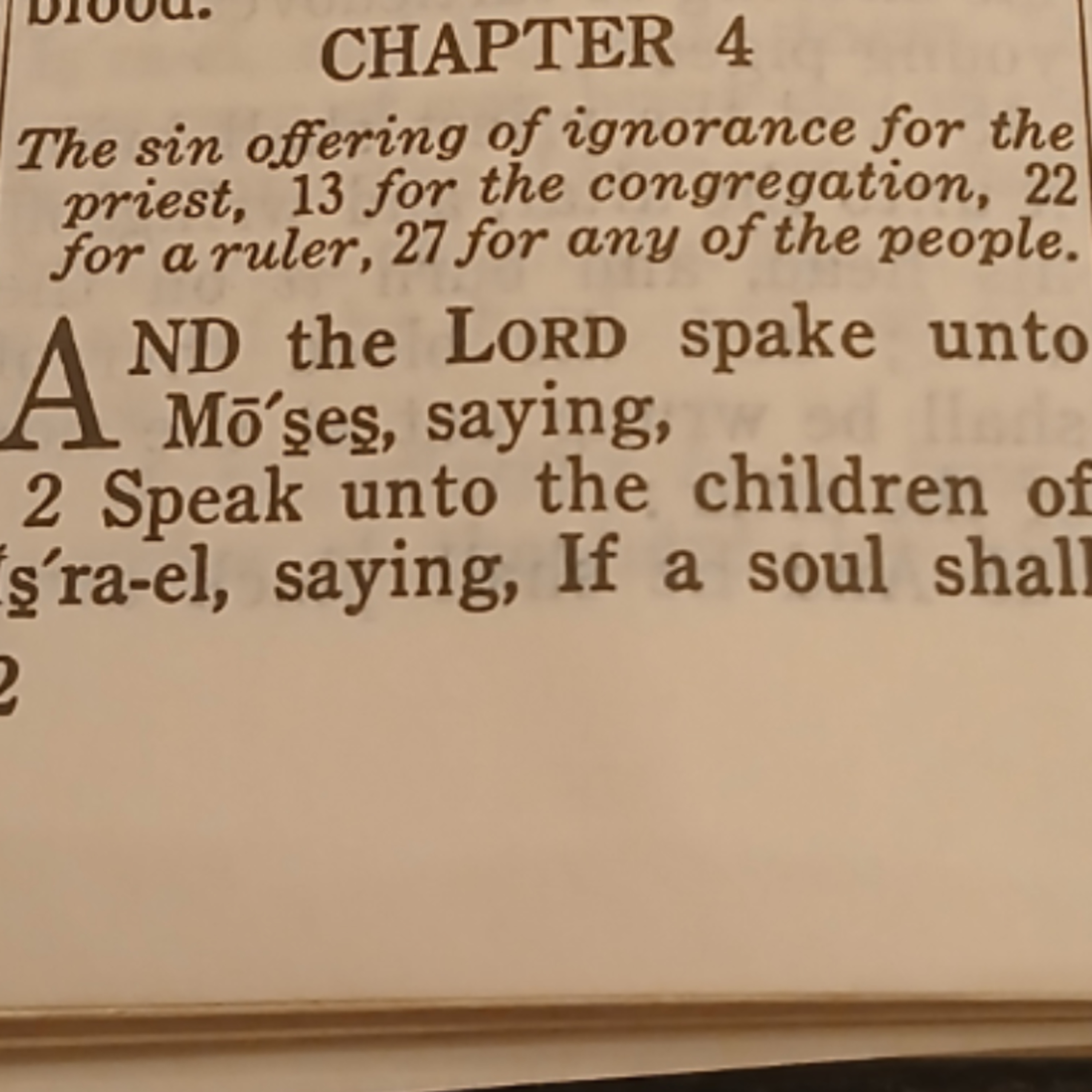 Leviticus chapter 4