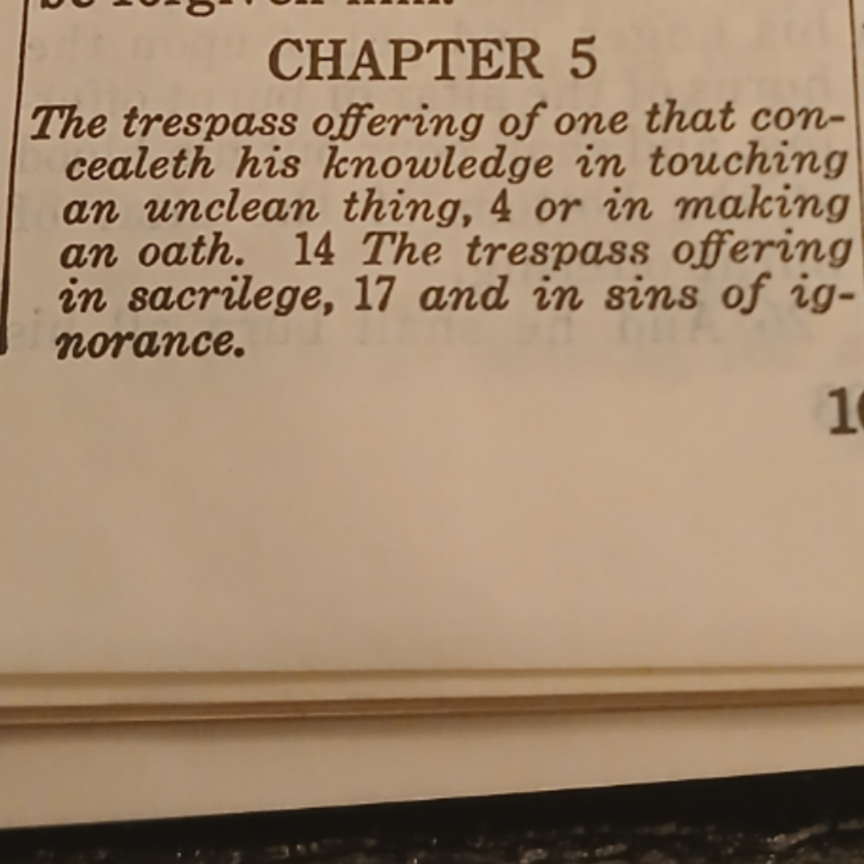 Leviticus chapter 5