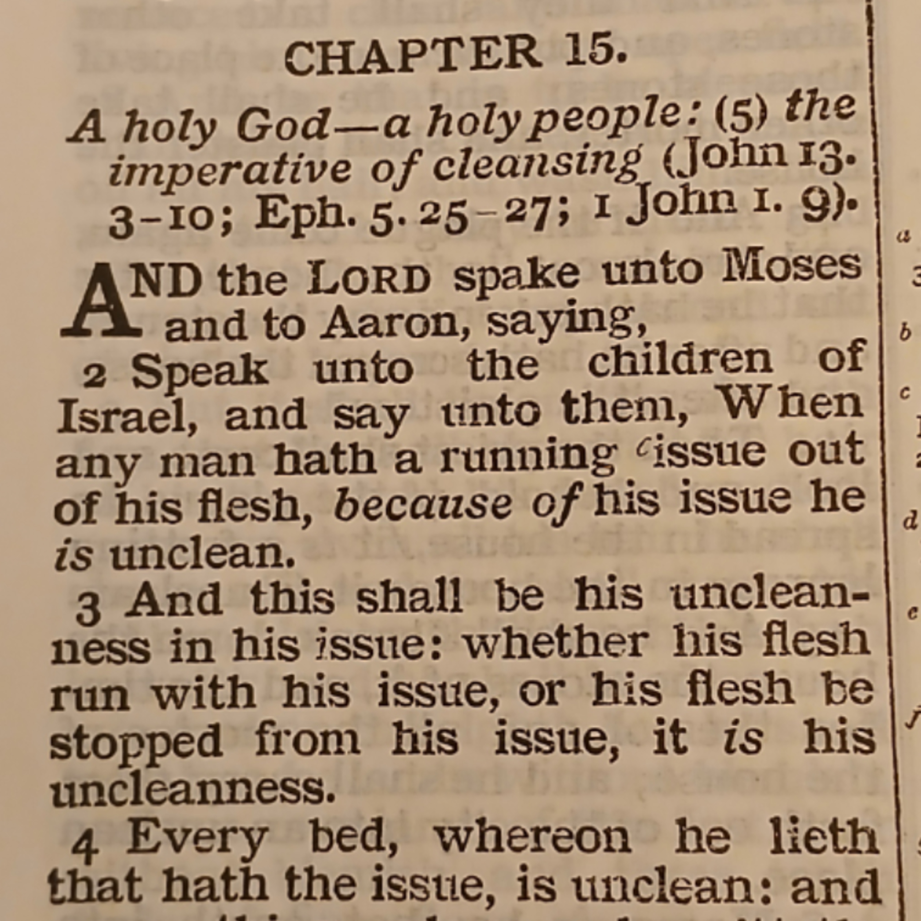 Leviticus chapter 15