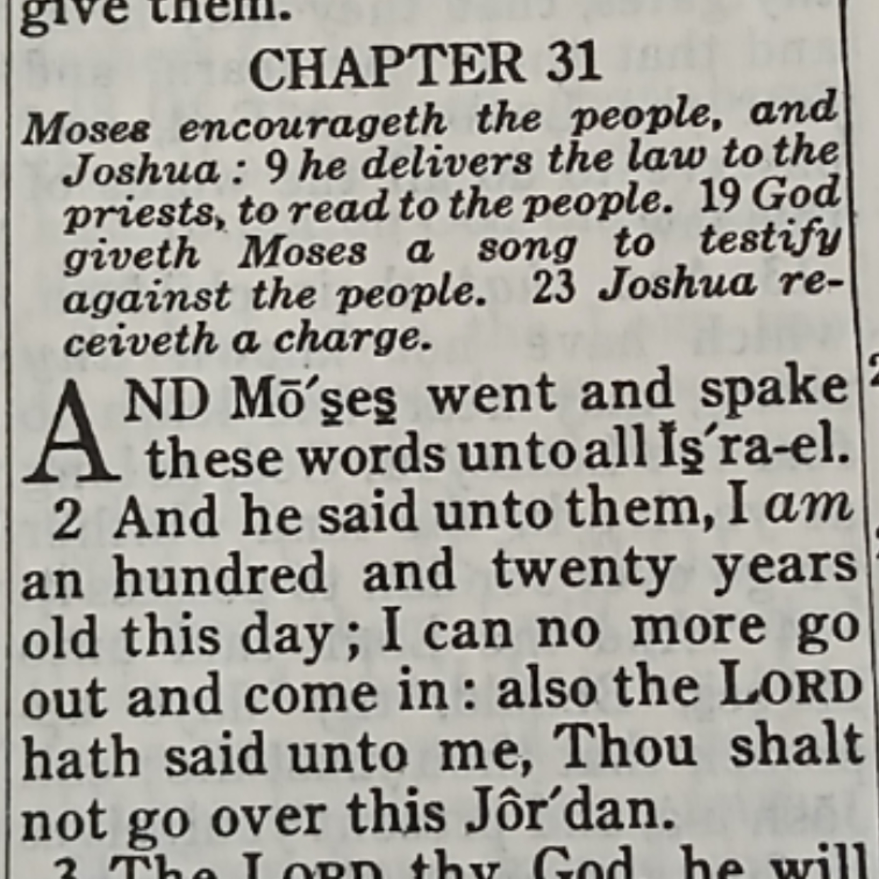 Deuteronomy chapter 31 episode artwork