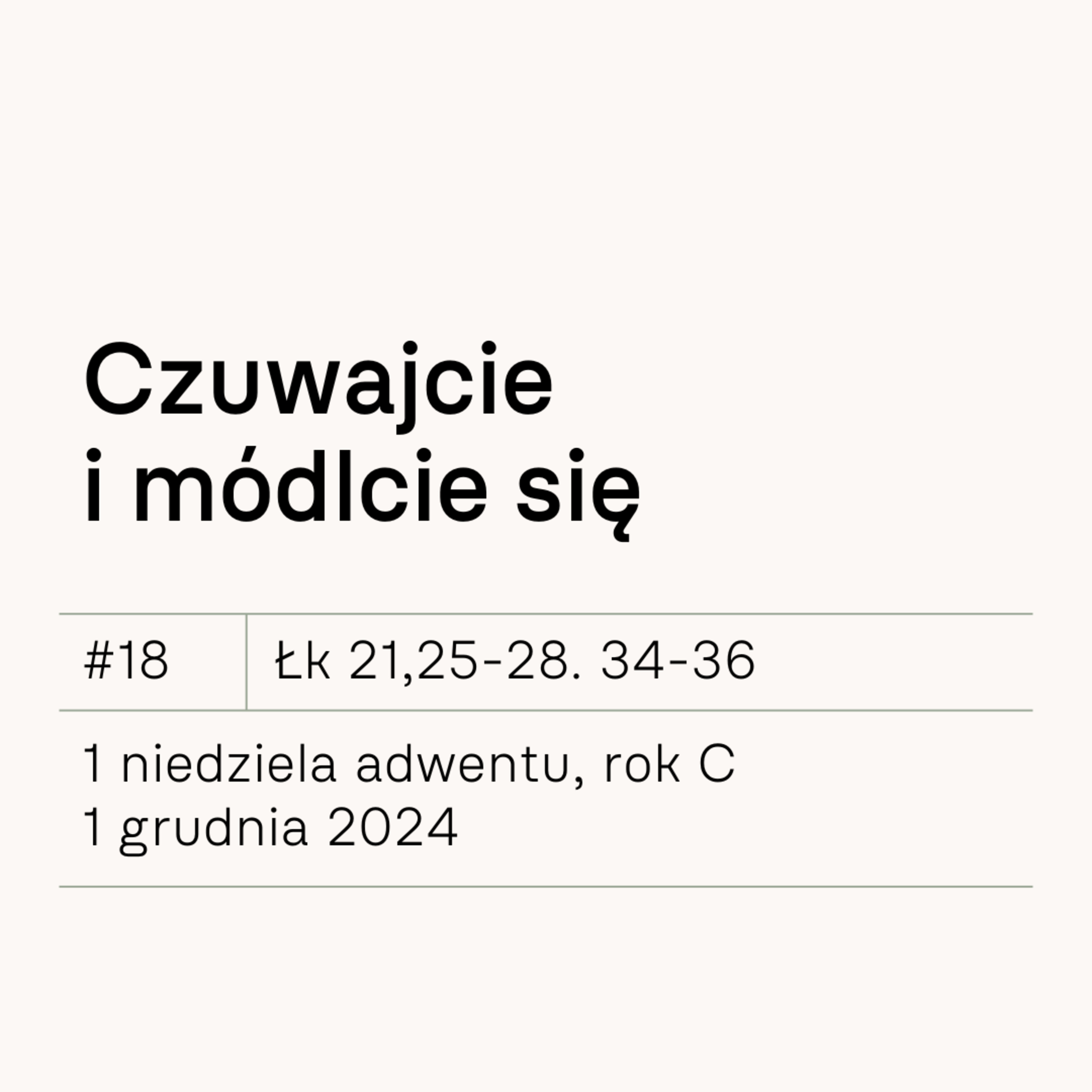 #18 Czuwajcie i módlcie się episode artwork