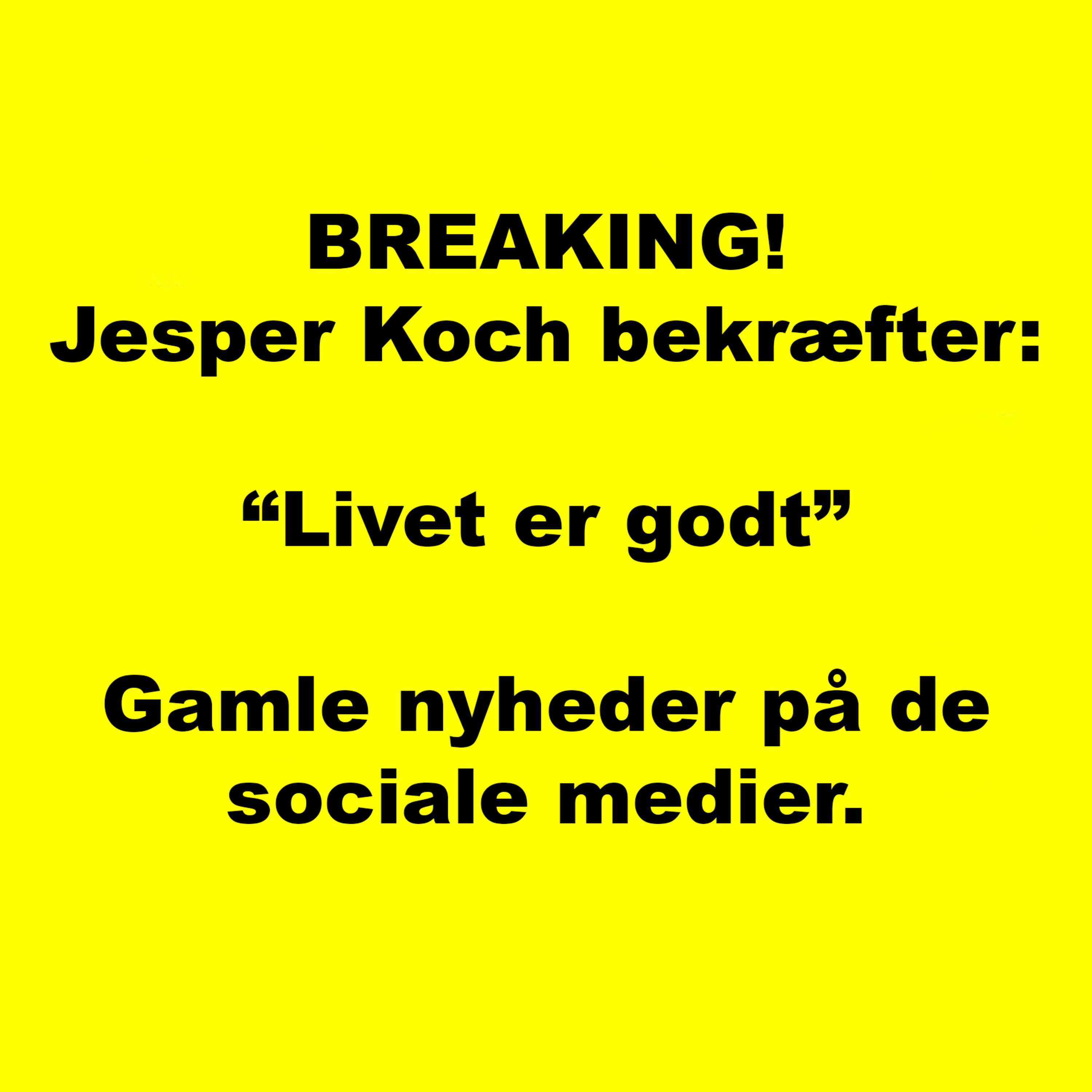Jesper Koch - egentlig ikke noget nyt episode artwork