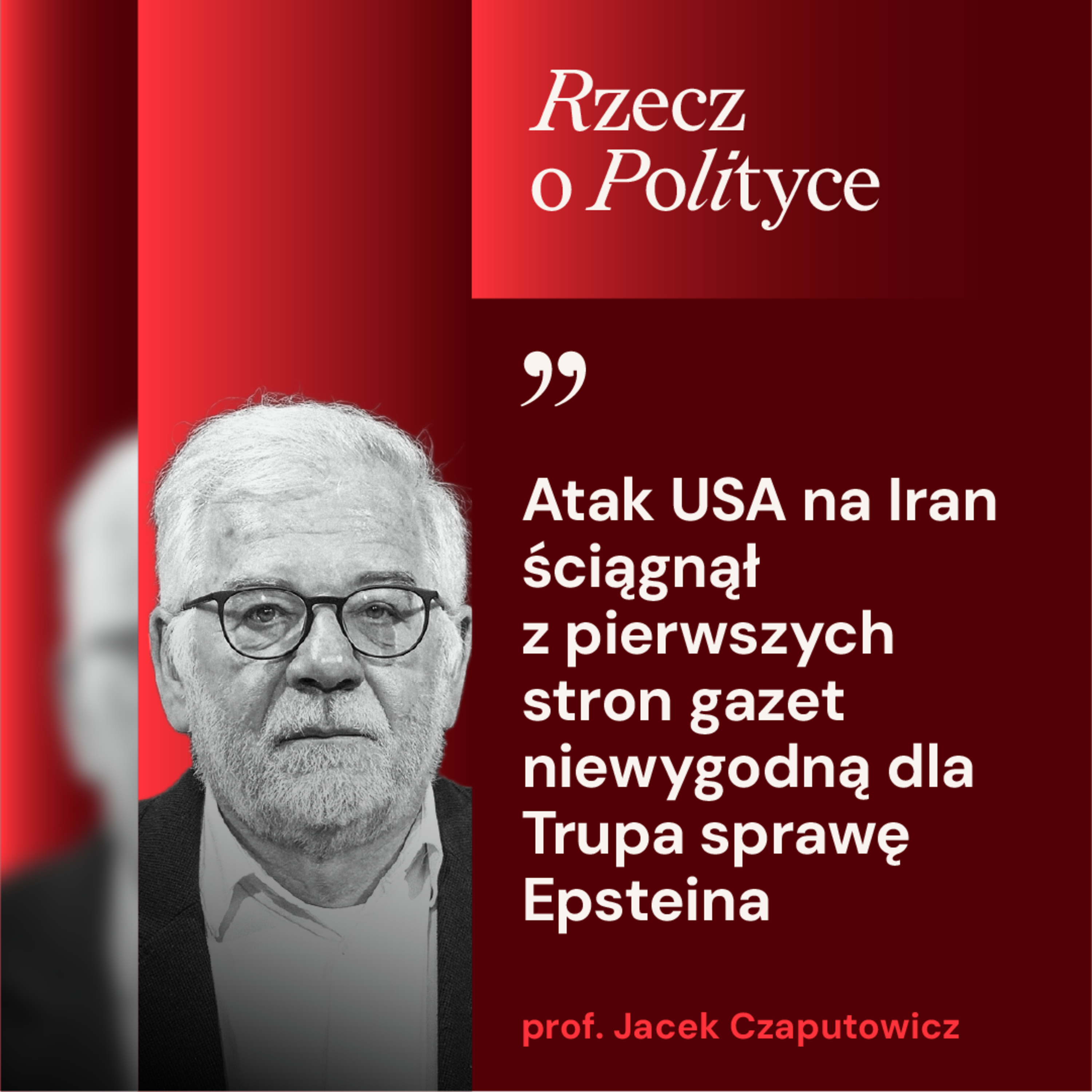 Jacek Czaputowicz: w sprawie SAFE zarówno PiS jak KO kierują się logiką wyborczą