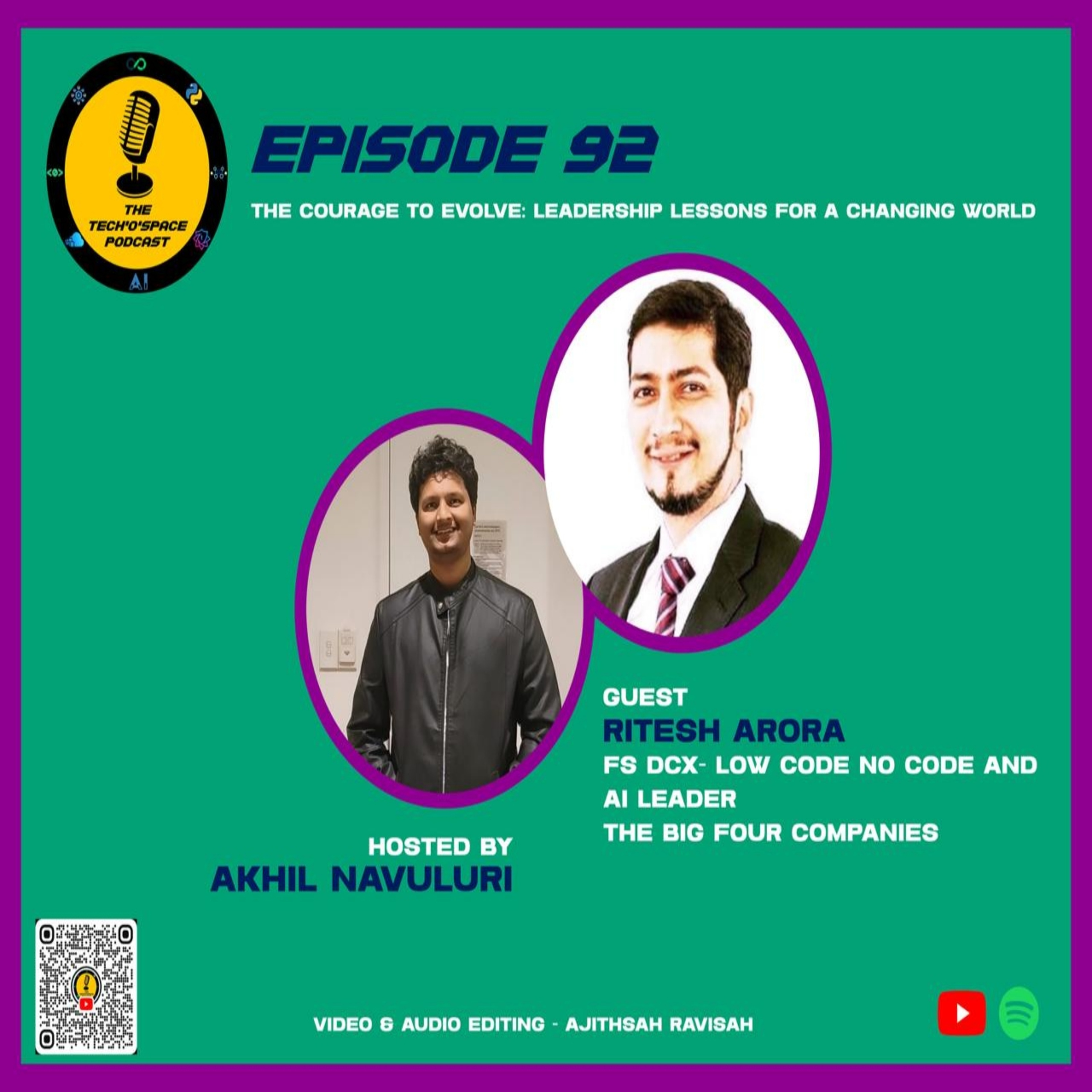 The Tech’o’Space Podcast Ep 92 - The Courage to Evolve: Leadership Lessons for a Changing World episode artwork