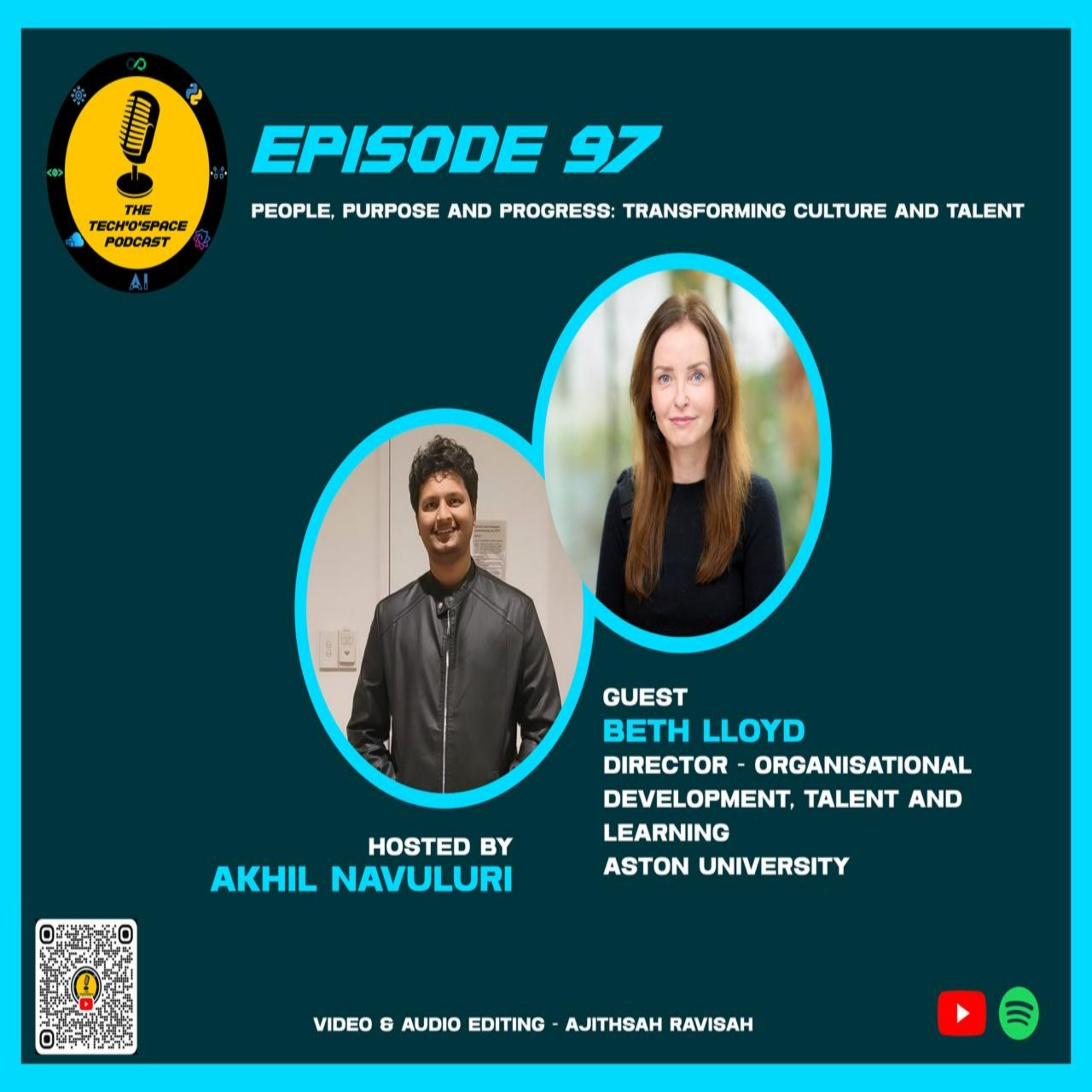 The Tech’o’Space Podcast Ep 97 - People, Purpose and Progress: Transforming Culture and Talent episode artwork