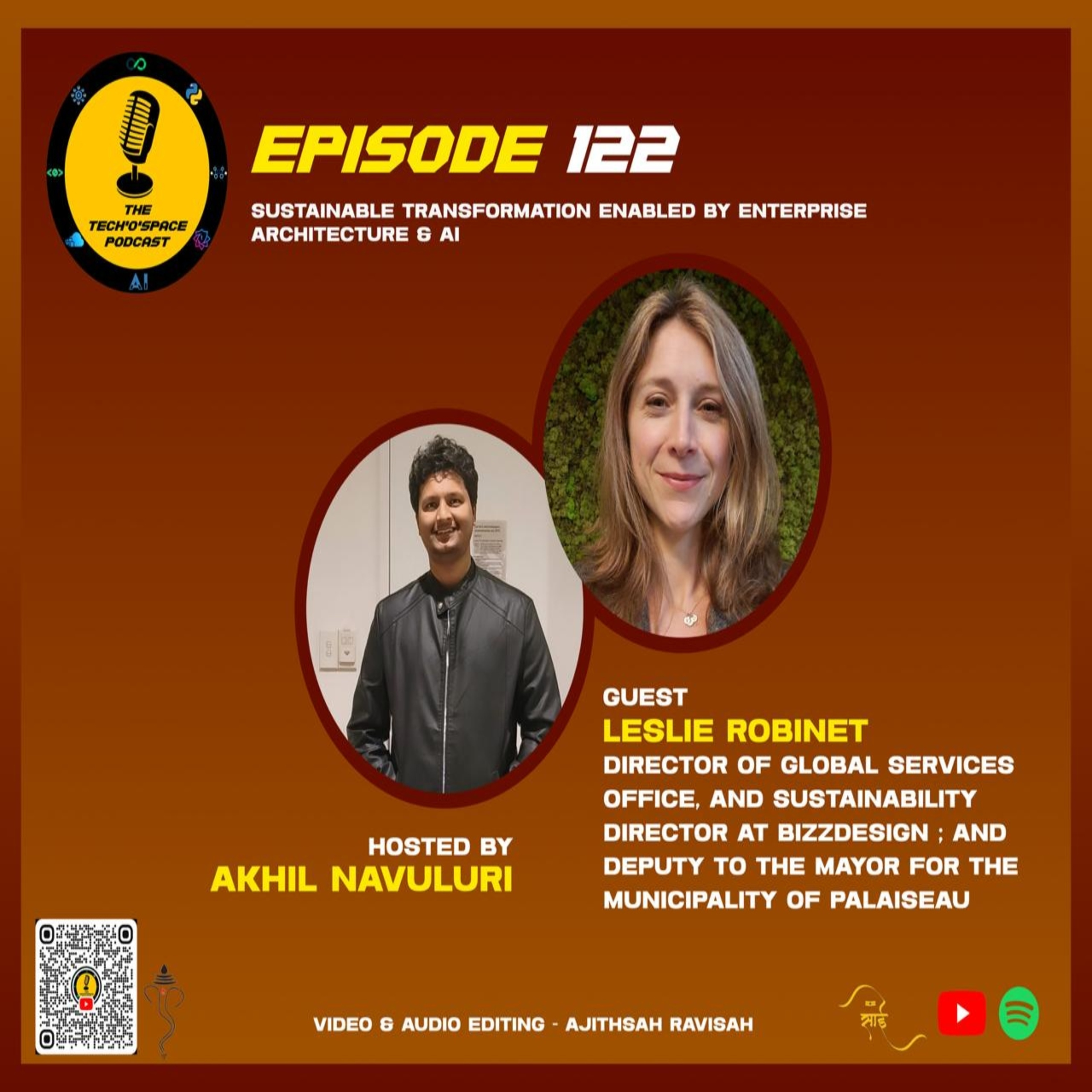 The Tech’o’Space Podcast Ep 122 - Sustainable Transformation Enabled by Enterprise Architecture & AI episode artwork