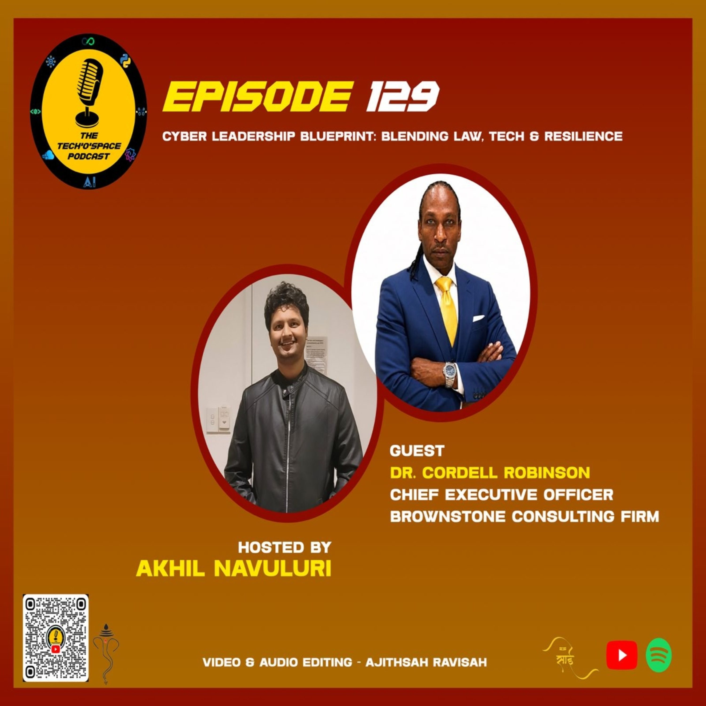 The Tech’o’Space Podcast Ep 129 - Cyber Leadership Blueprint: Blending Law, Tech & Resilience episode artwork