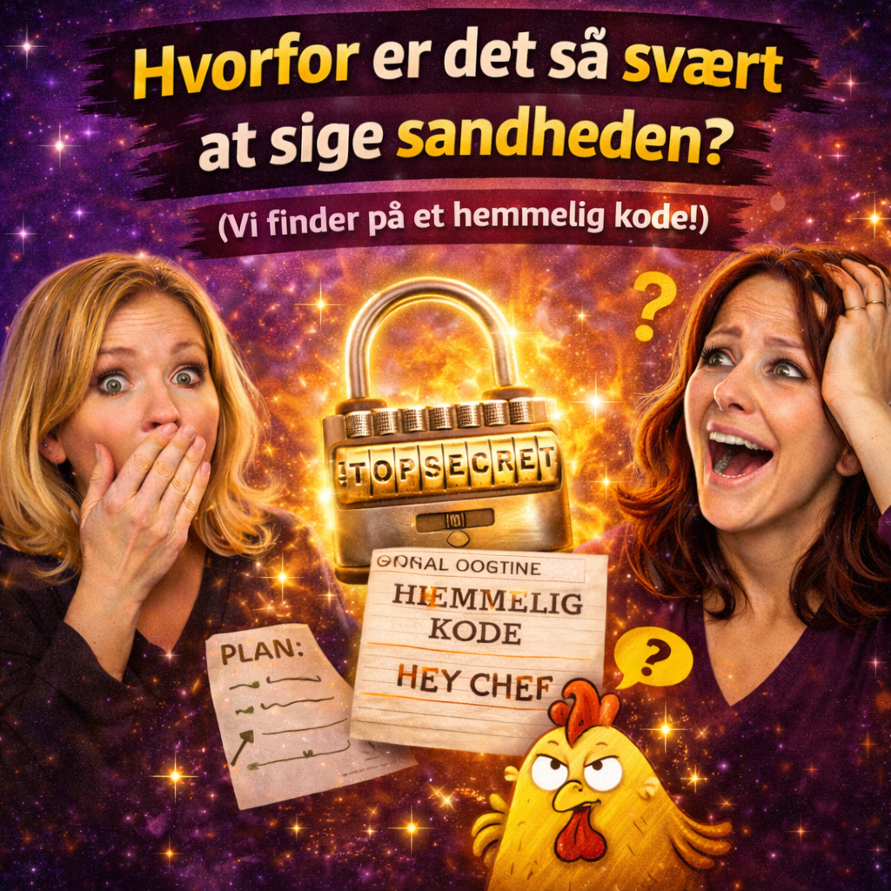 [Episode 13] - Hvorfor er det så svært at sige sandheden? (Vi finder på et hemmelig kode!) episode artwork