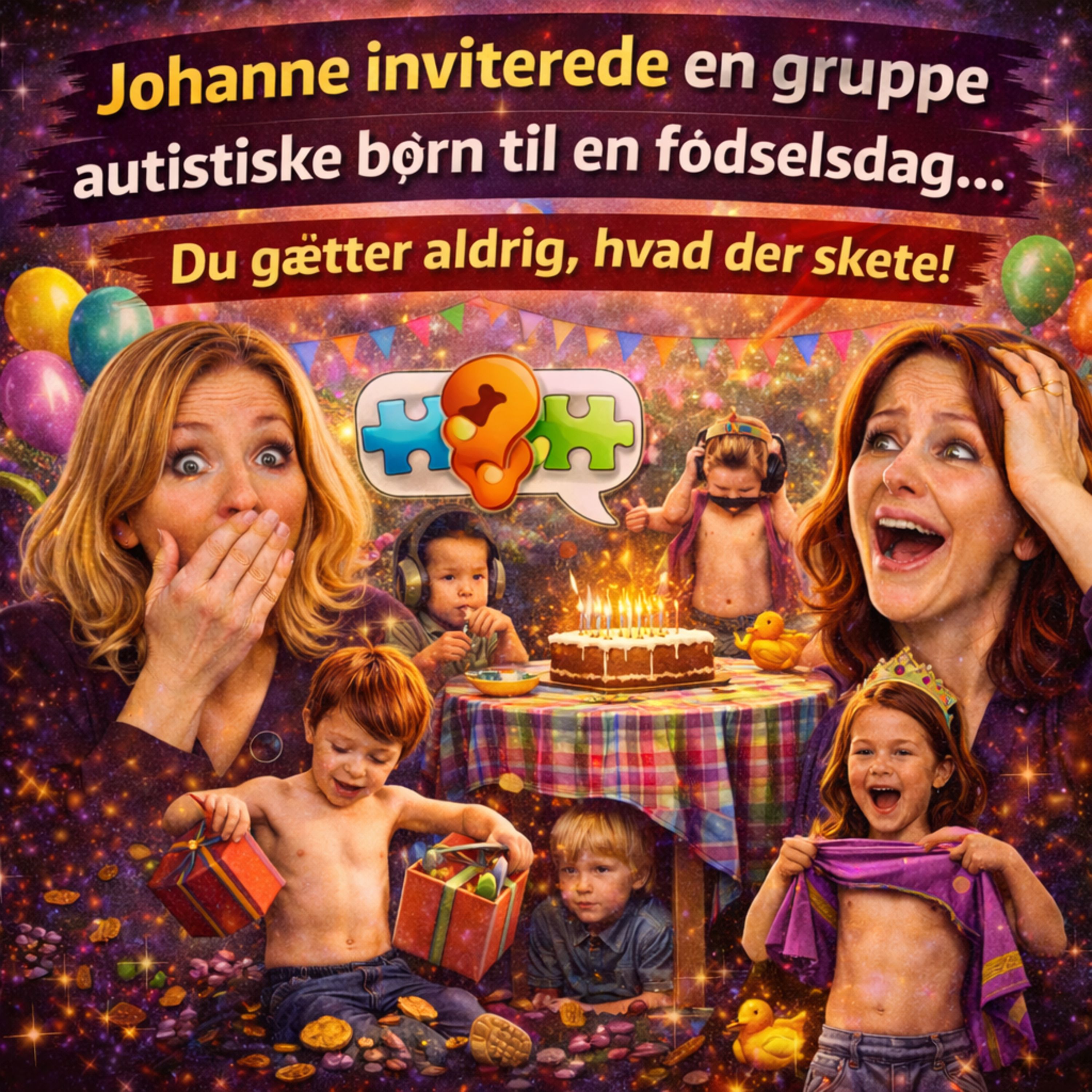 [Episode 20] - Johanne inviterede en gruppe autistiske børn til en fødselsdag… Du gætter aldrig, hvad der skete! episode artwork