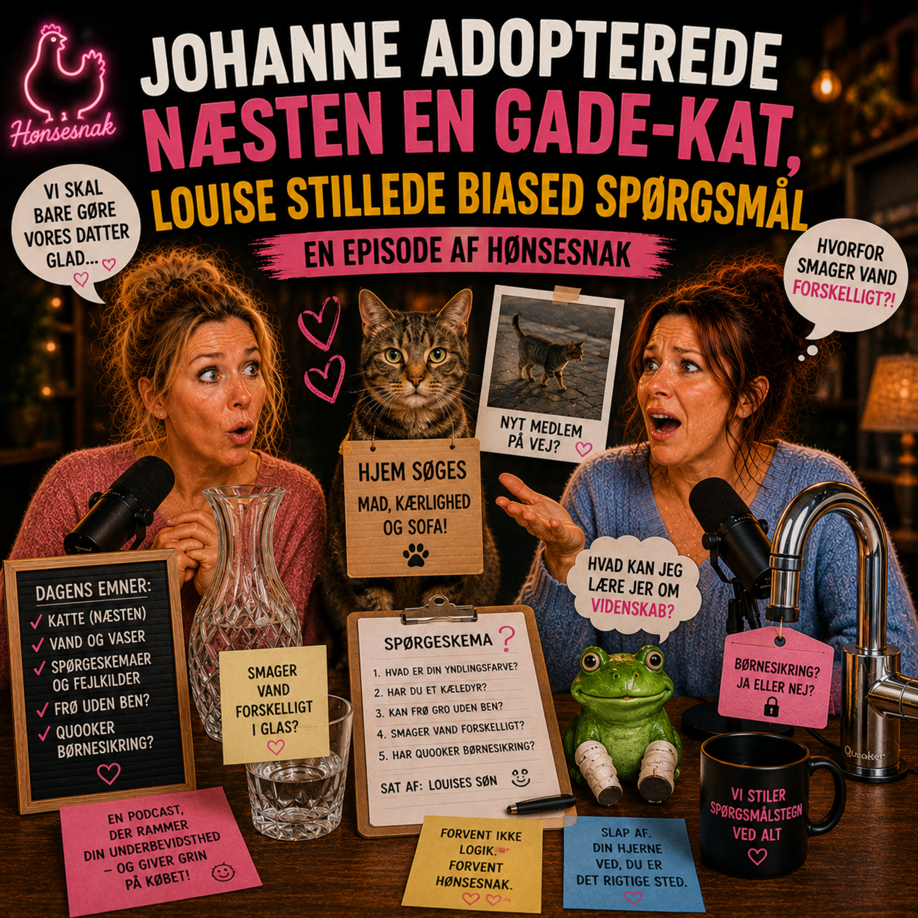 [Episode 25] - Johanne adopterede næsten en gade kat, Louise stillede biased spørgsmål episode artwork