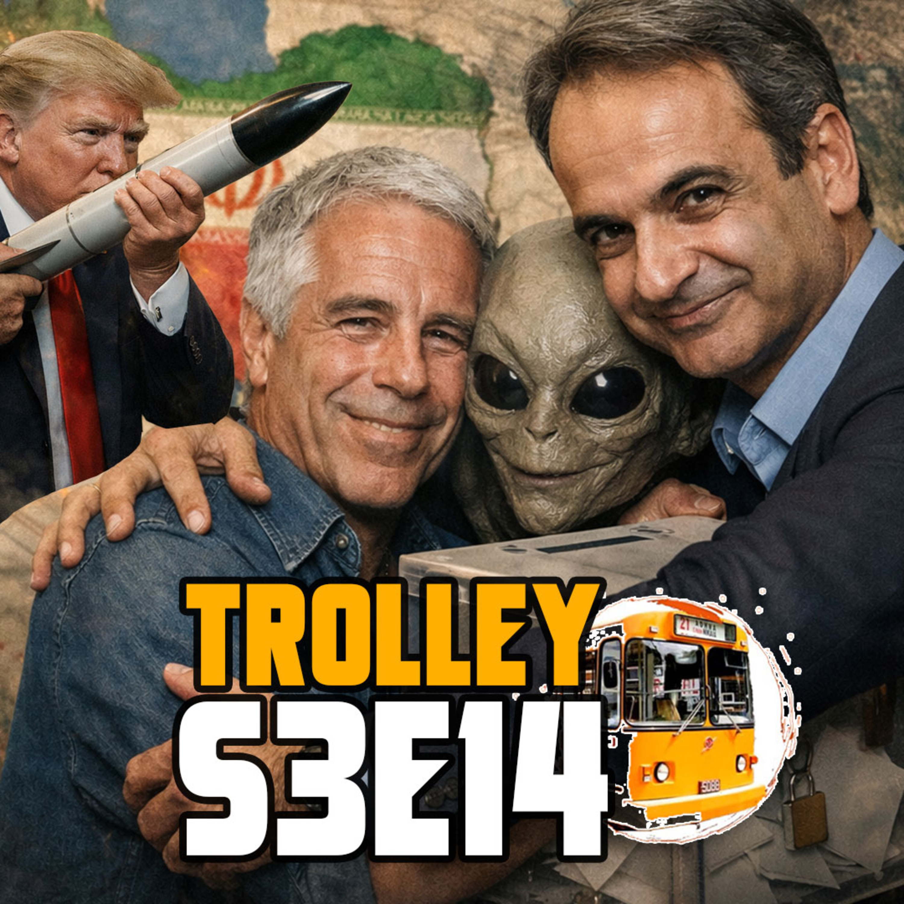 TRUMP, EPSTEIN, ΕΞΩΓΗΙΝΟΙ ALIENS και ΜΗΤΣΟΤΑΚΗΣ: ΠΟΛΕΜΟΣ & ΚΑΛΠΕΣ episode artwork