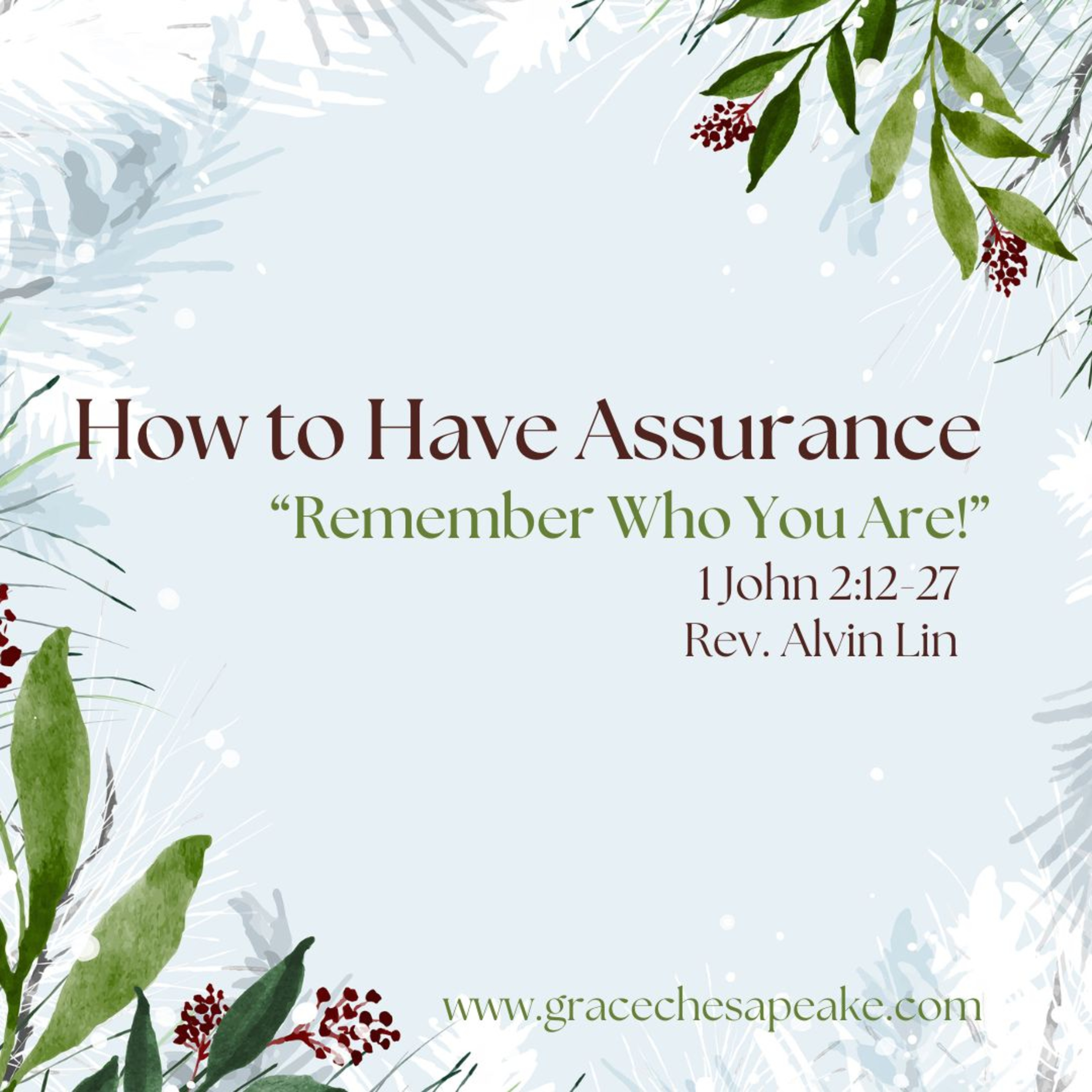 How to Have Assurance-3. Remember Who You Are! episode artwork
