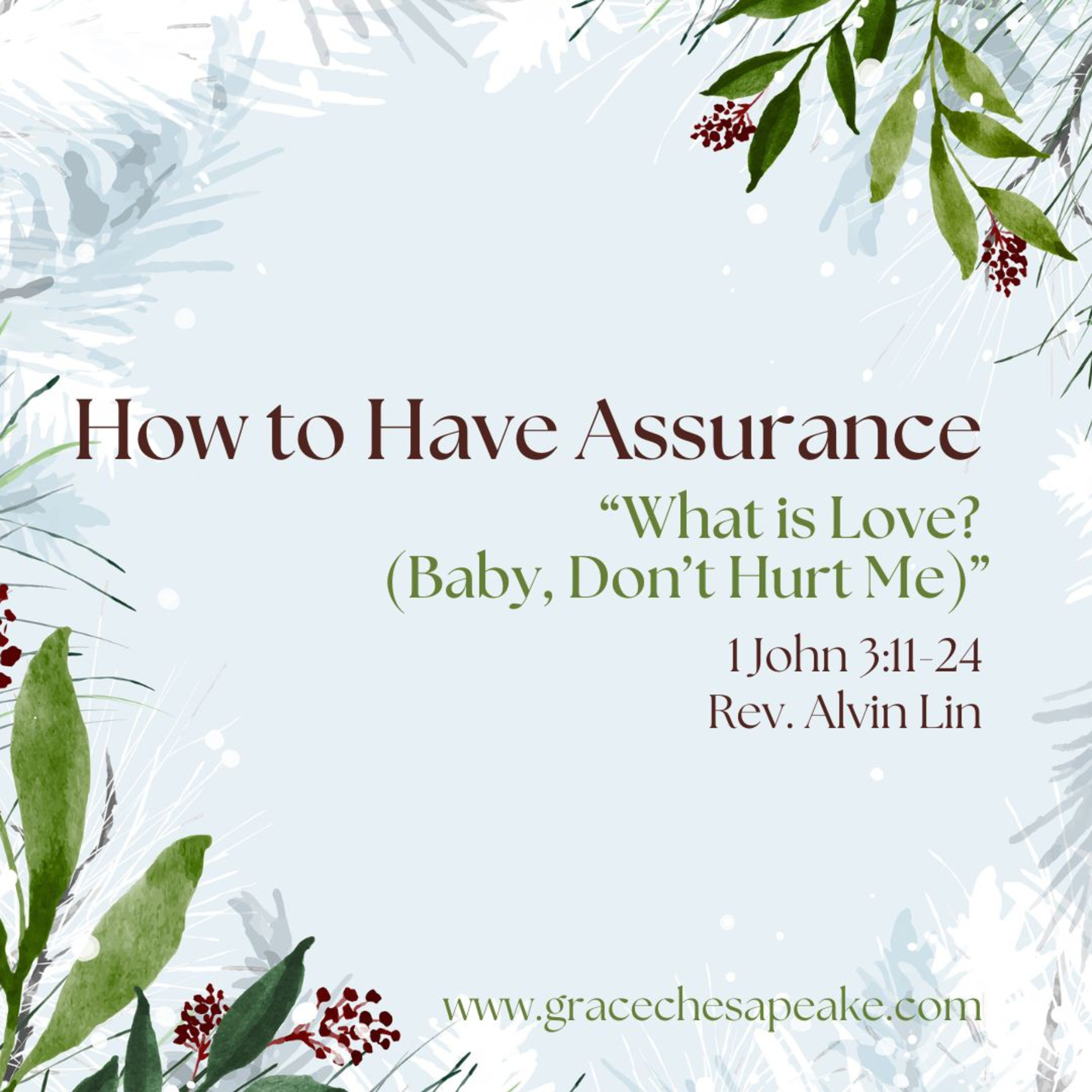 How to Have Assurance-4. What is Love? (Baby, Don't Hurt Me) episode artwork