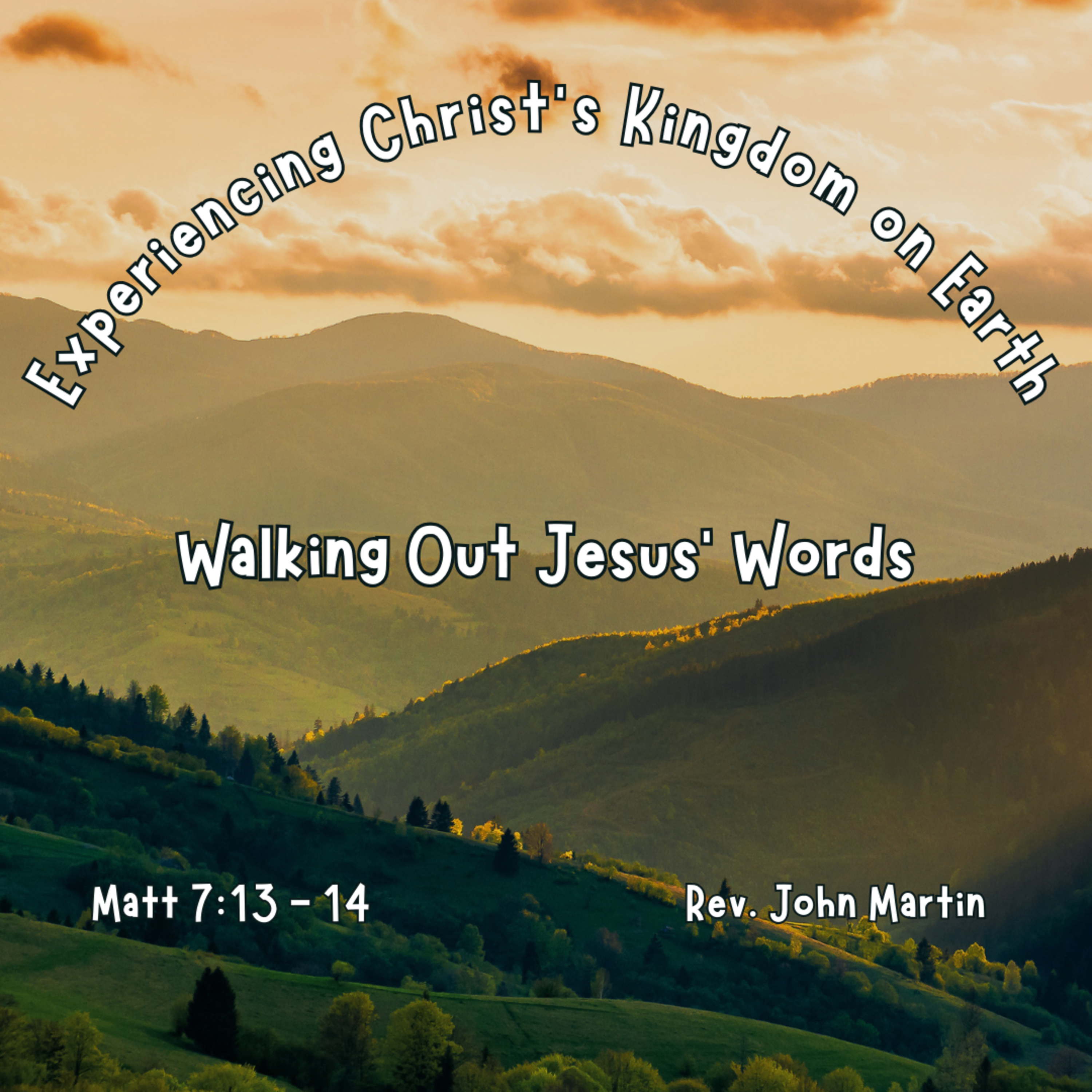 Walking Out Jesus' Words episode artwork
