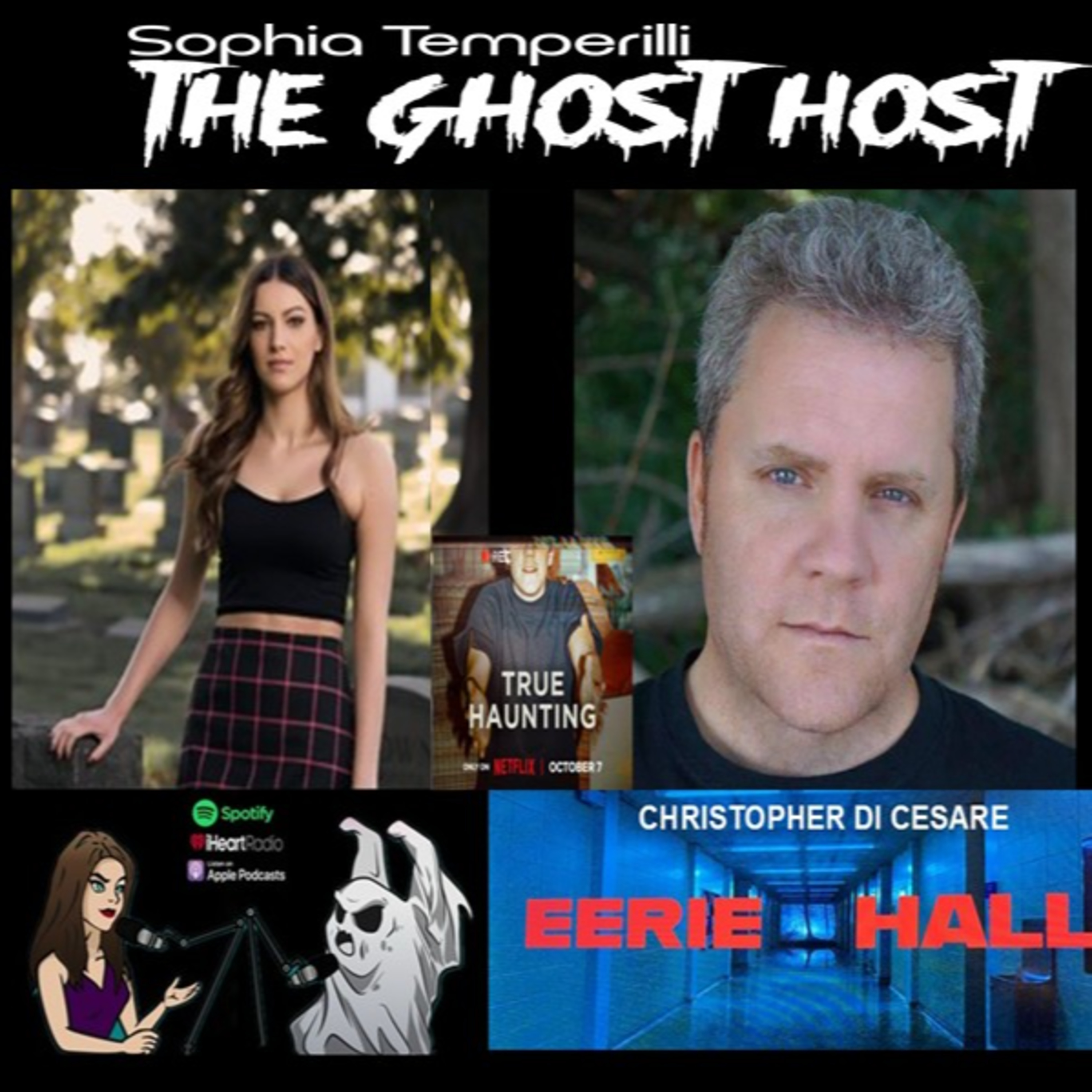 Netflix’ James Wan directed “True Hauntings” series’ featured survivor, author and lecturer CHRISTOPHER DI CESARE available now!!
