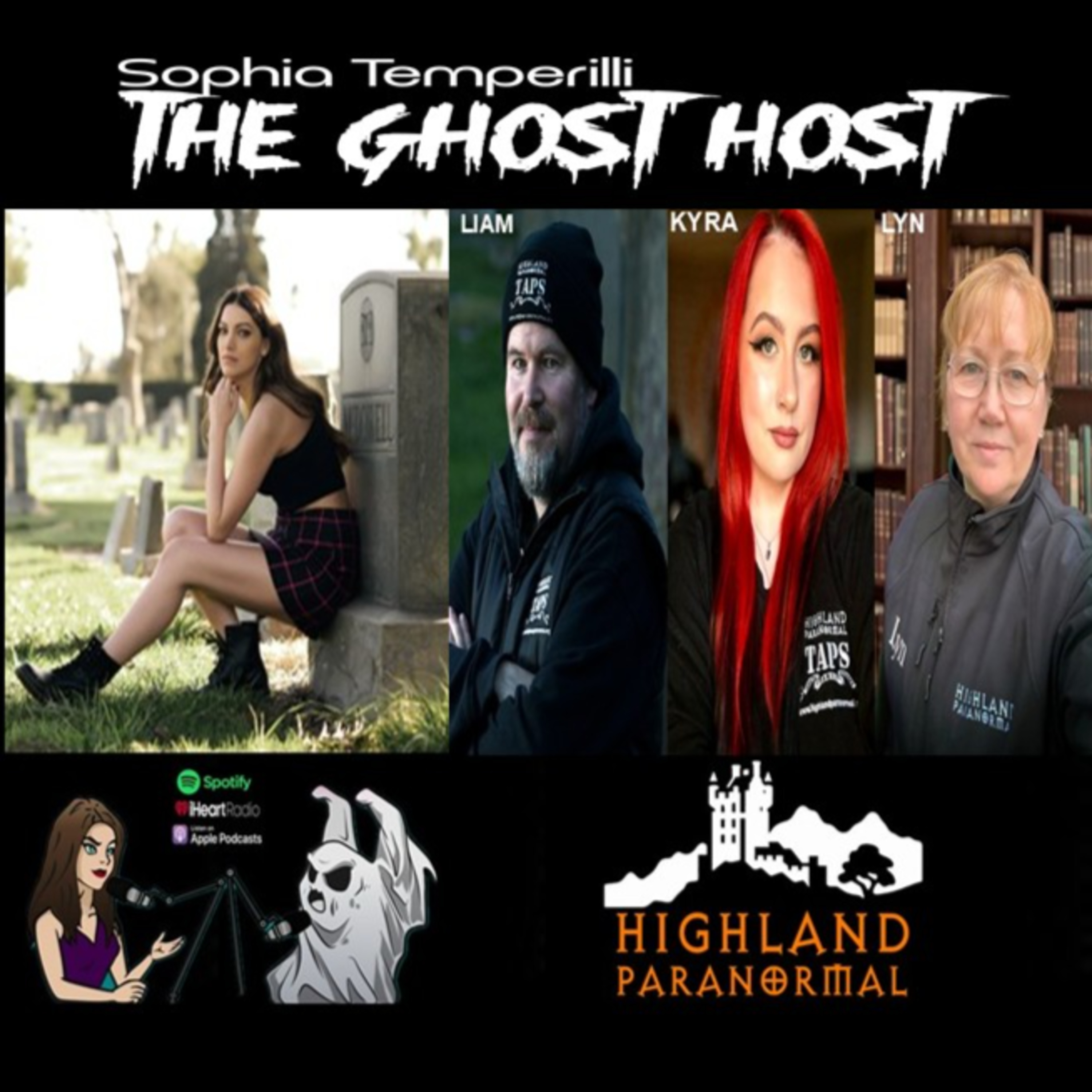 ‘Highland Paranormal’ founding investigator LIAM SHAND, paranormal investigator / medium KYRA INNES, and historical researcher / photographer LYN REID, interview EPISODE DROPS NOW!!