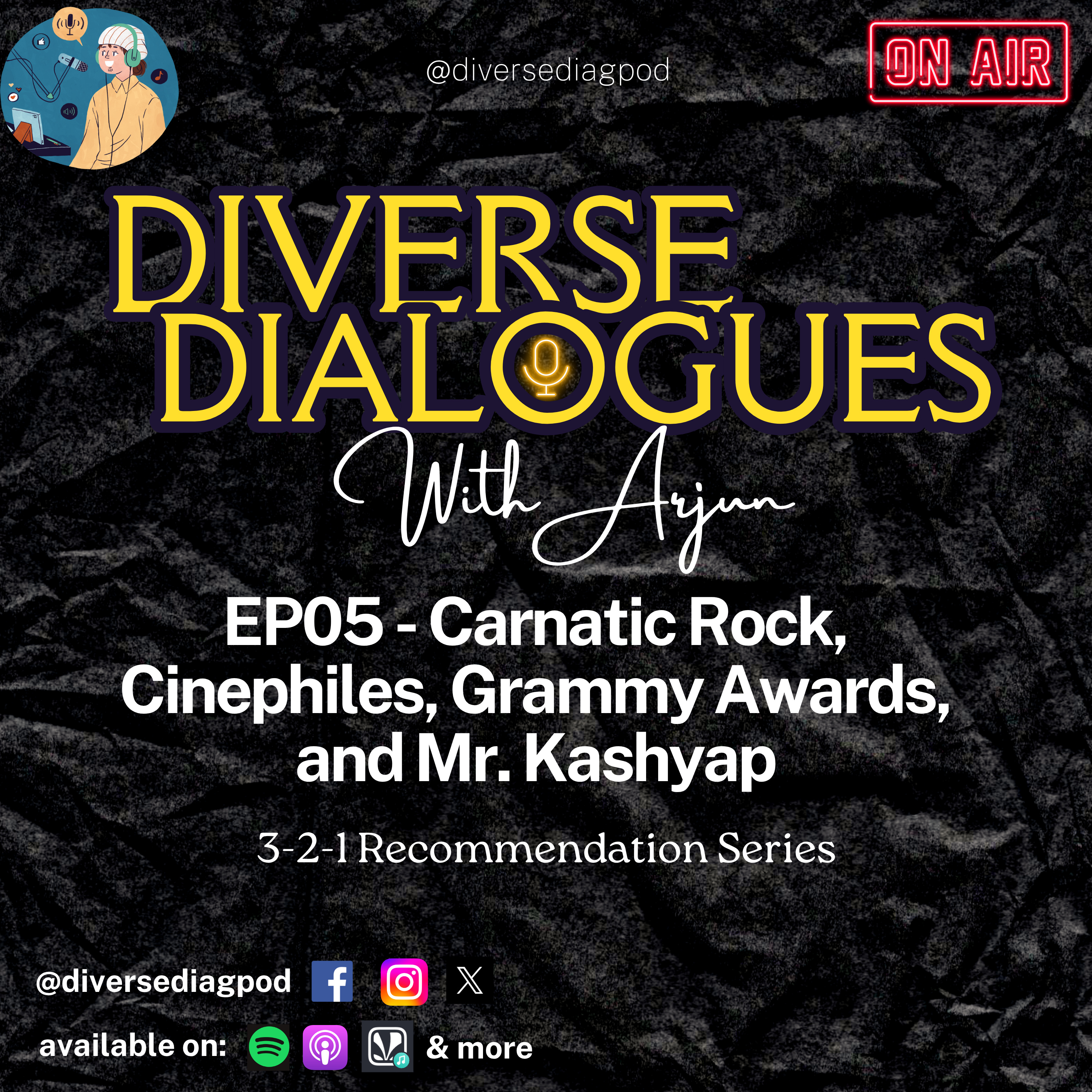 EP05 – Carnatic Rock, Cinephiles, Grammy Awards, and Mr. Kashyap