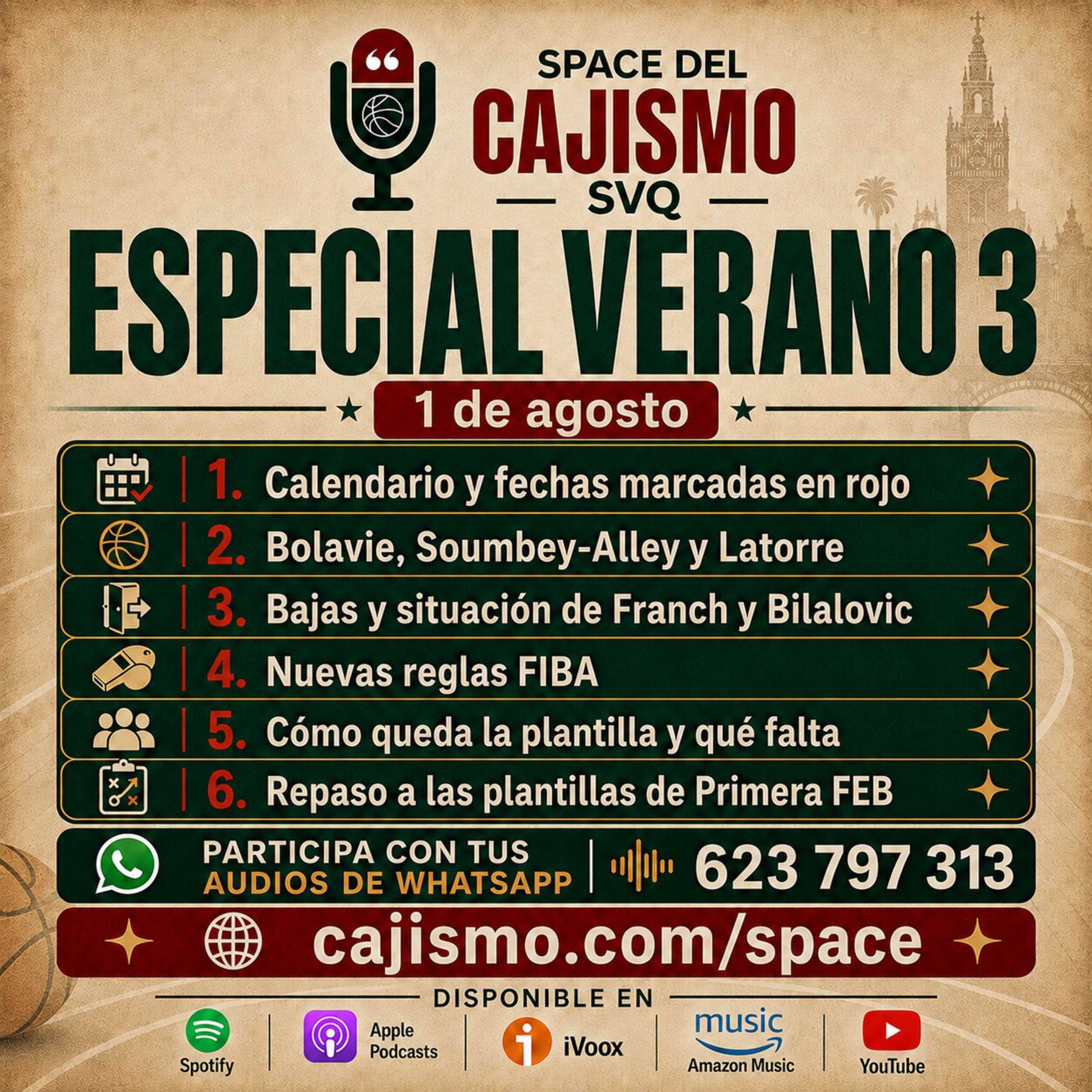 57. Ya hay calendario, falta rematar la plantilla episode artwork