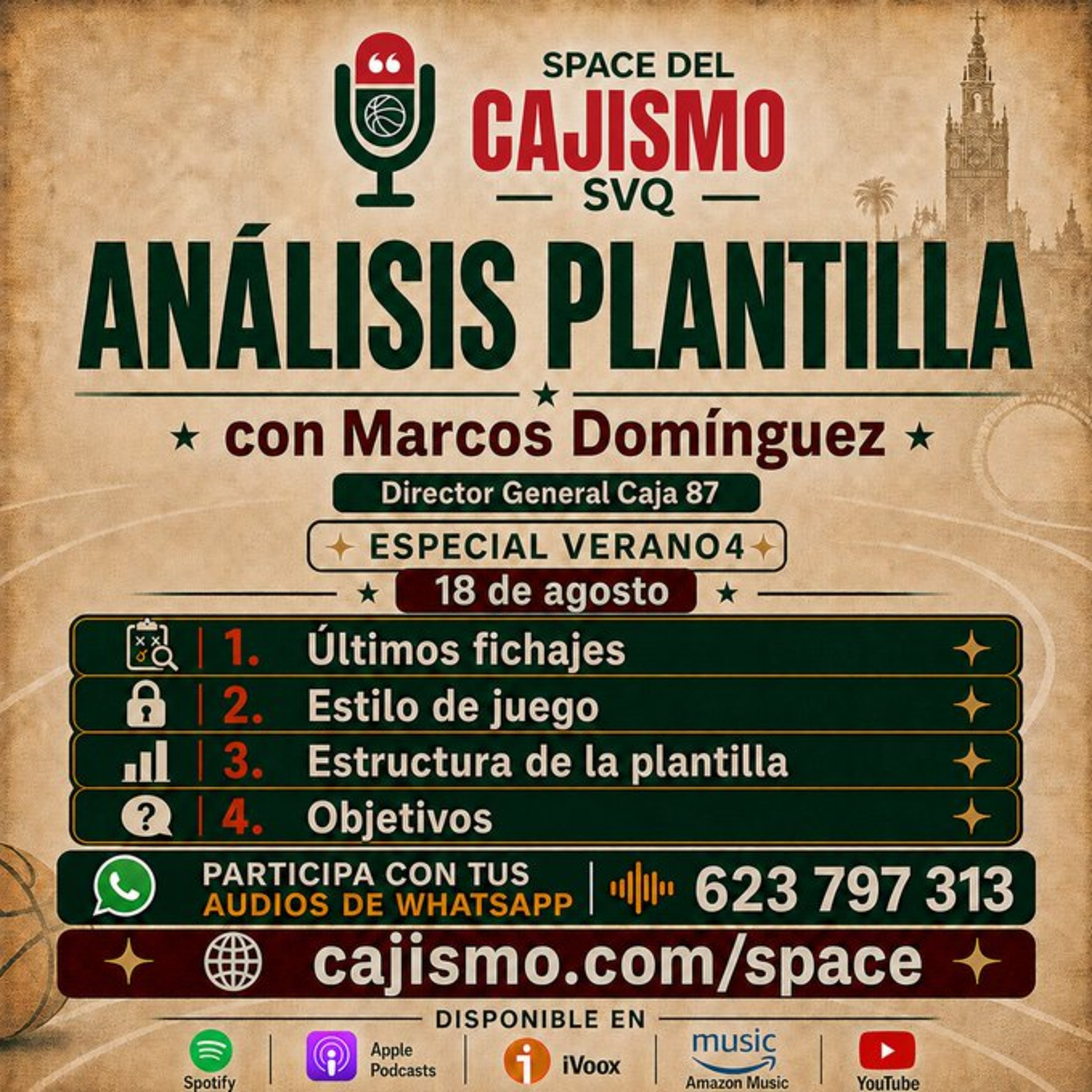 58. Análisis de la plantilla, con Marcos Domínguez (Director General Caja 87) episode artwork