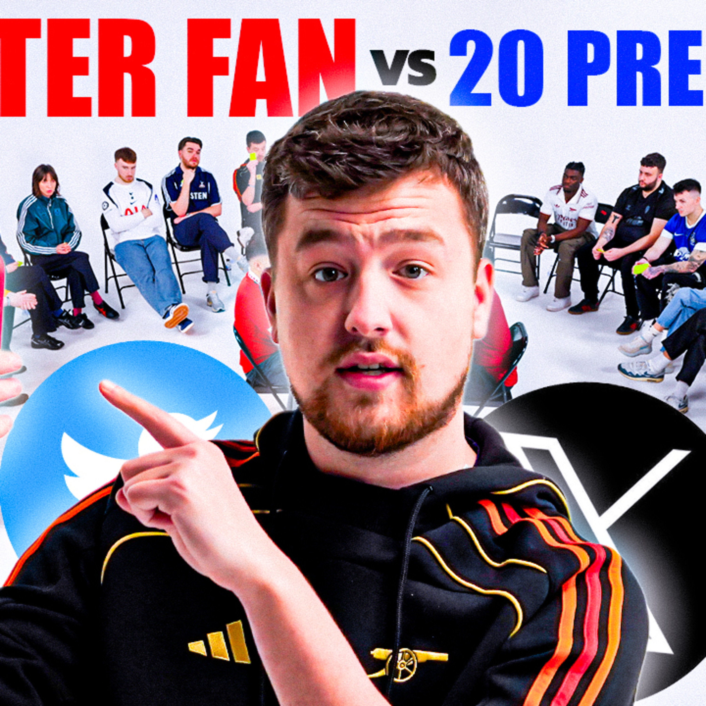 1 Football Twitter Fan v 20 Premier League Fans episode artwork
