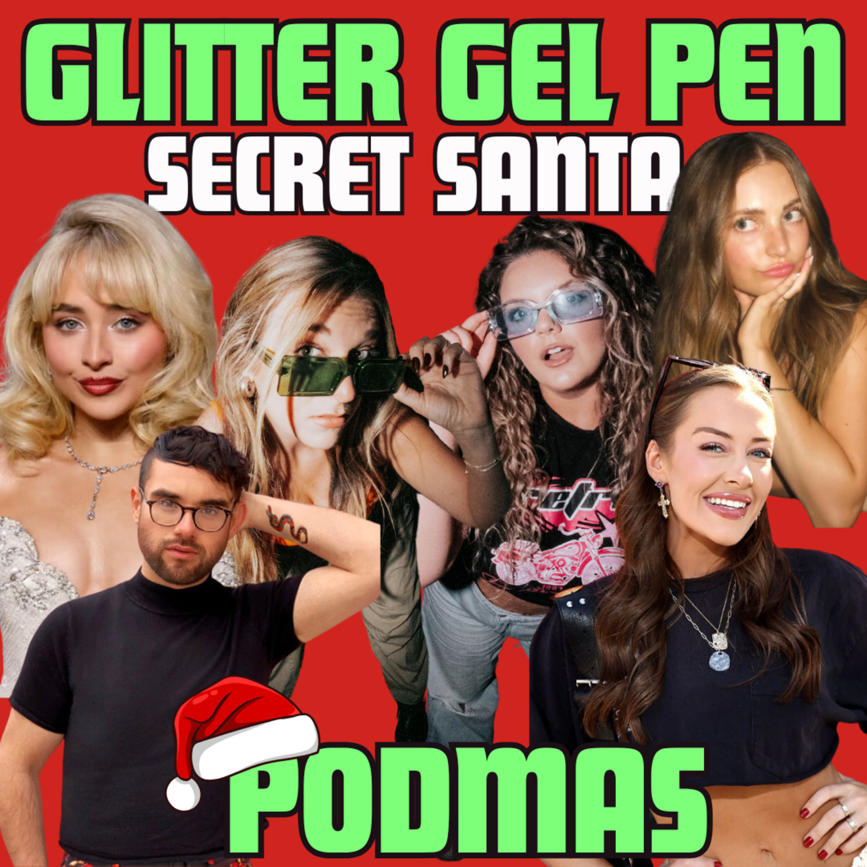 Secret Santa INFLUENCER EDITION! | Glitter Gel Pen Podmas Ep. 5 episode artwork
